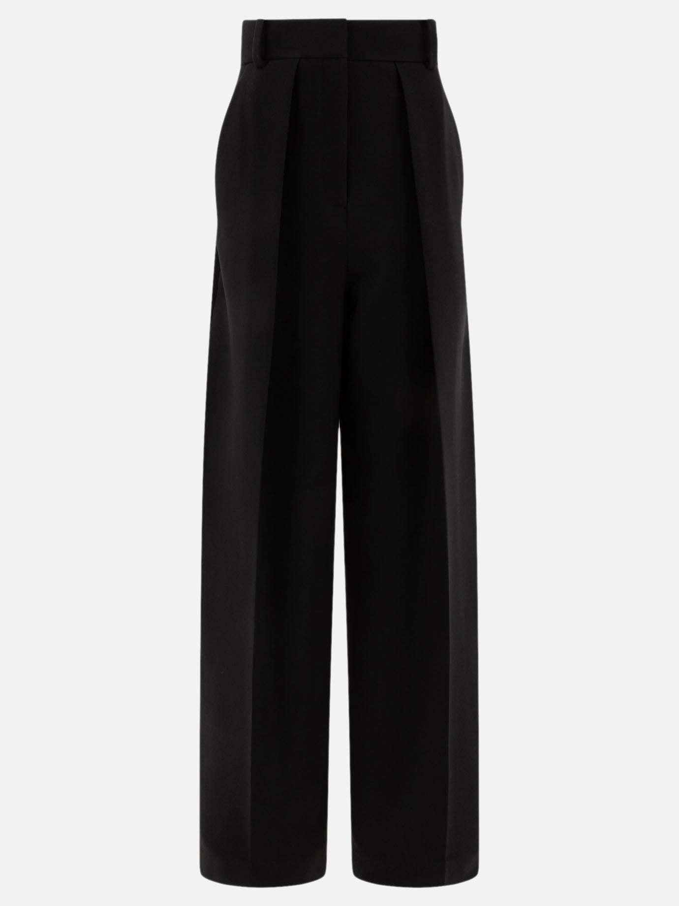 パンツ KHAITE Woman Pants Black 31564092 200 Maris Pants in Black – Stoy
