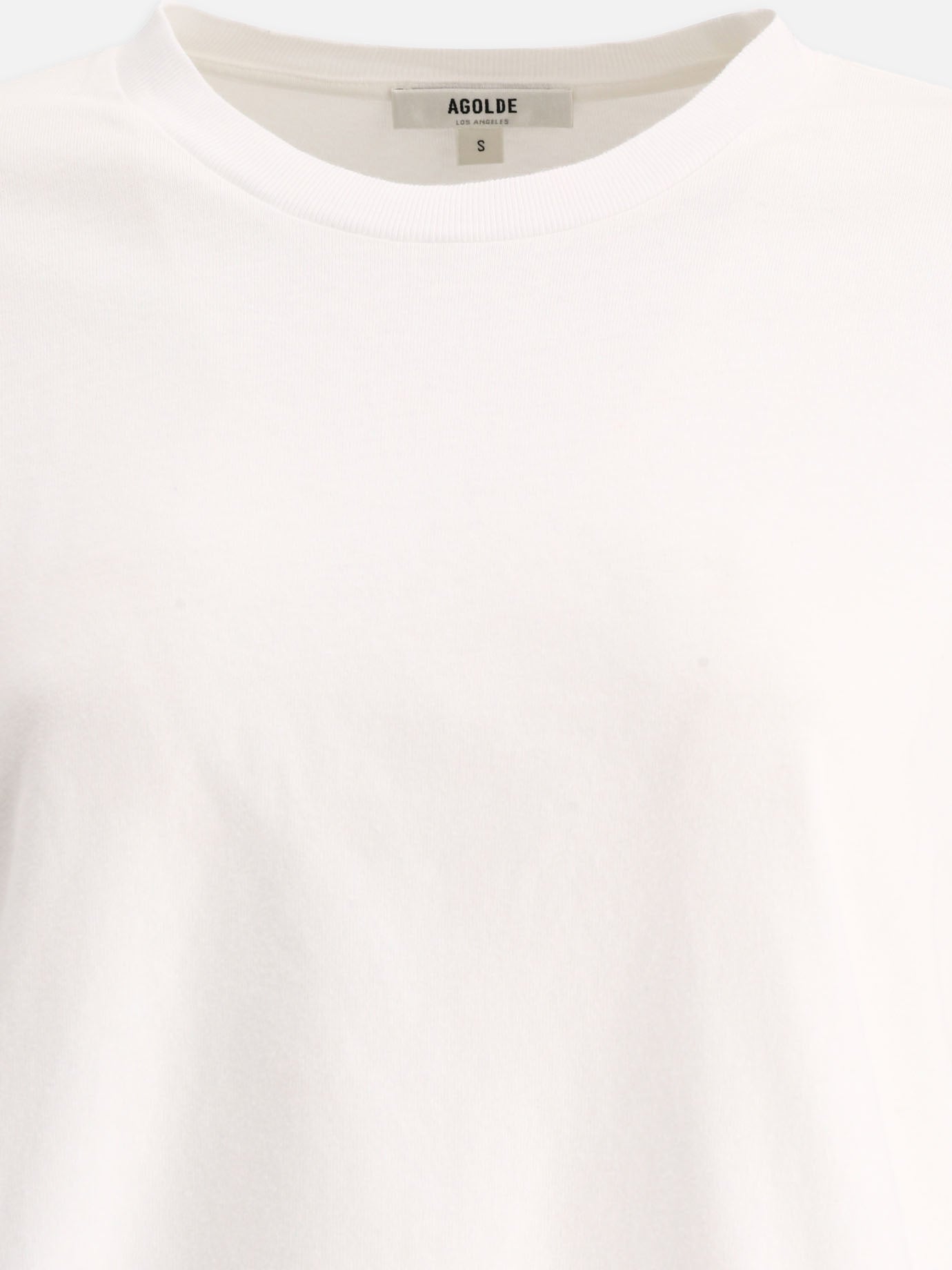 Crewneck t-shirts 100% cotton  White - Agolde Women | PDP | VIETTI Online Store | Zoom-Modal_3

