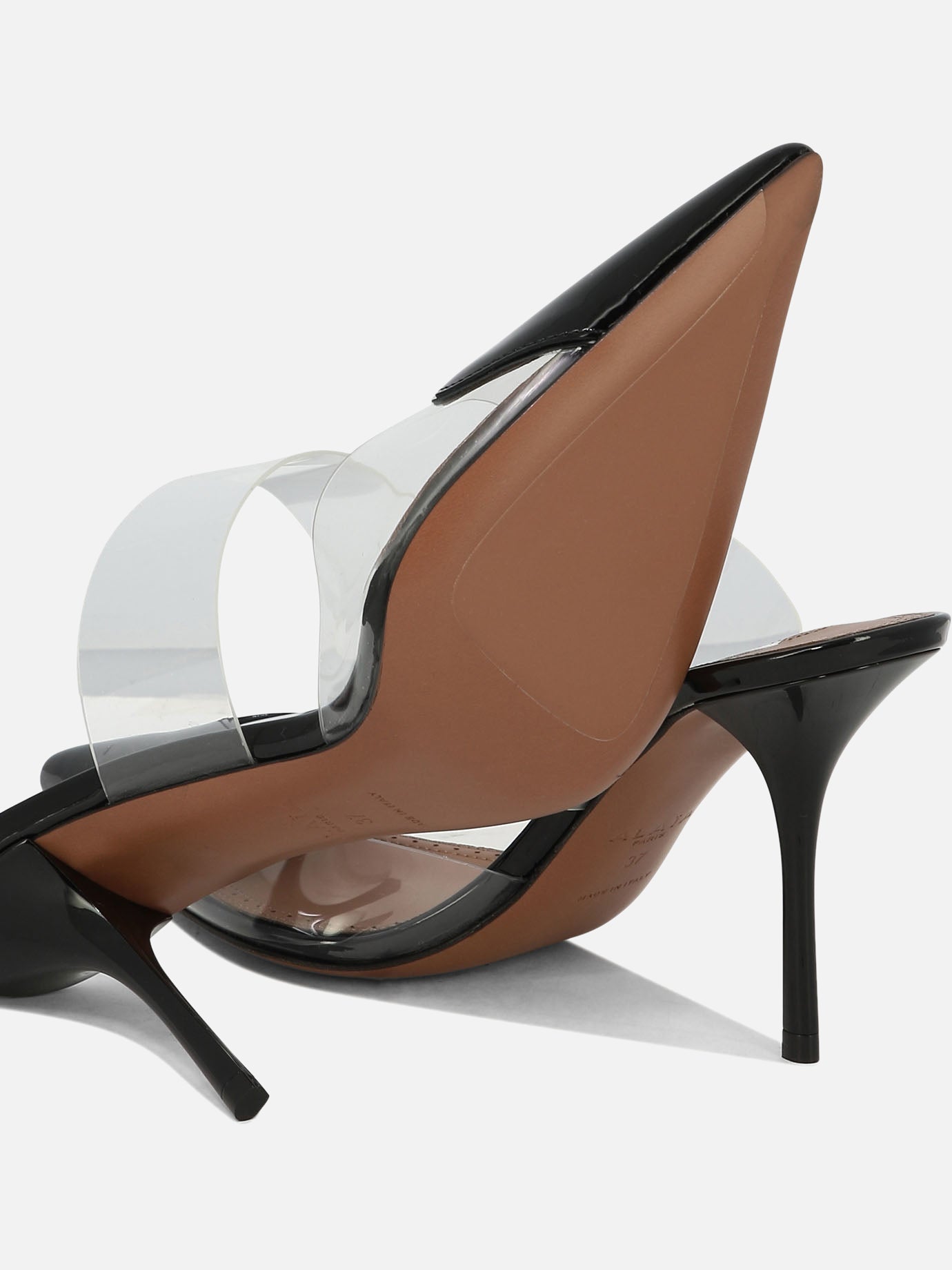 Mules 60% calf leather 40% polyurethane - 50% leather 50% rubber  Black - Alaïa Women | PDP | VIETTI Online Store | Zoom-Modal_5
