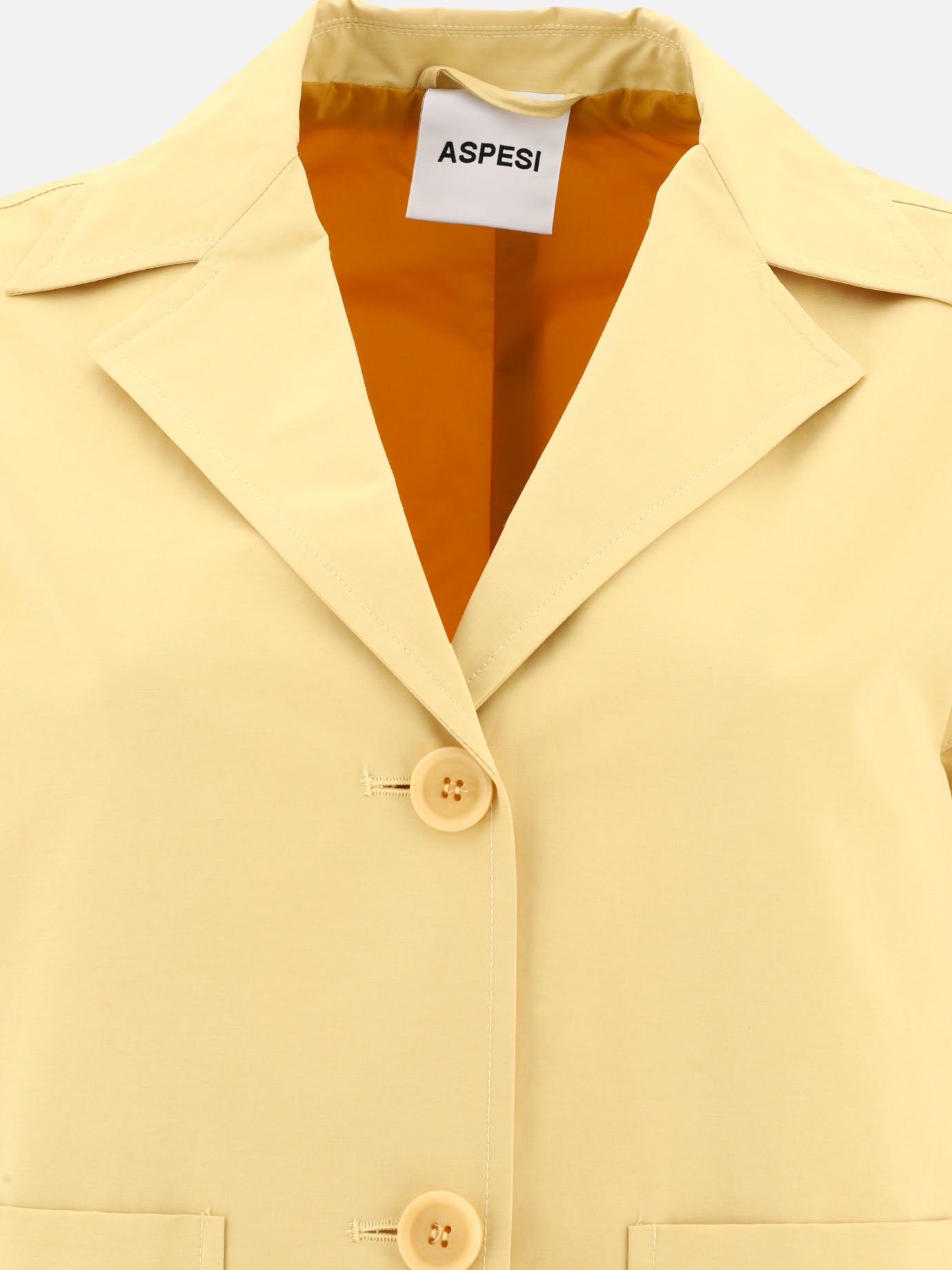 Blazers 53% cotton 47% polyester  Yellow - Aspesi Women | PDP | VIETTI Online Store | thumbnail_3