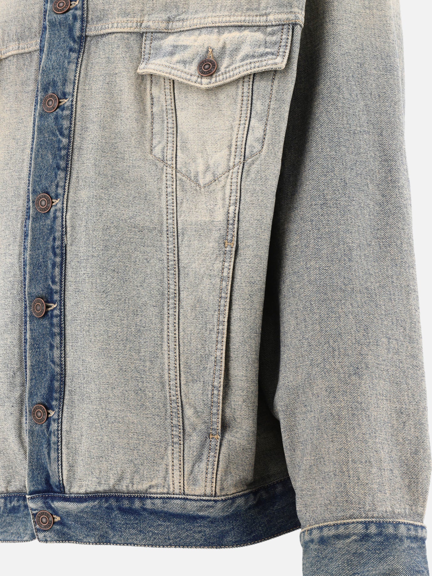 Denim jackets 100% cotton  Light blue - Balenciaga Men | PDP | VIETTI Online Store | thumbnail_4