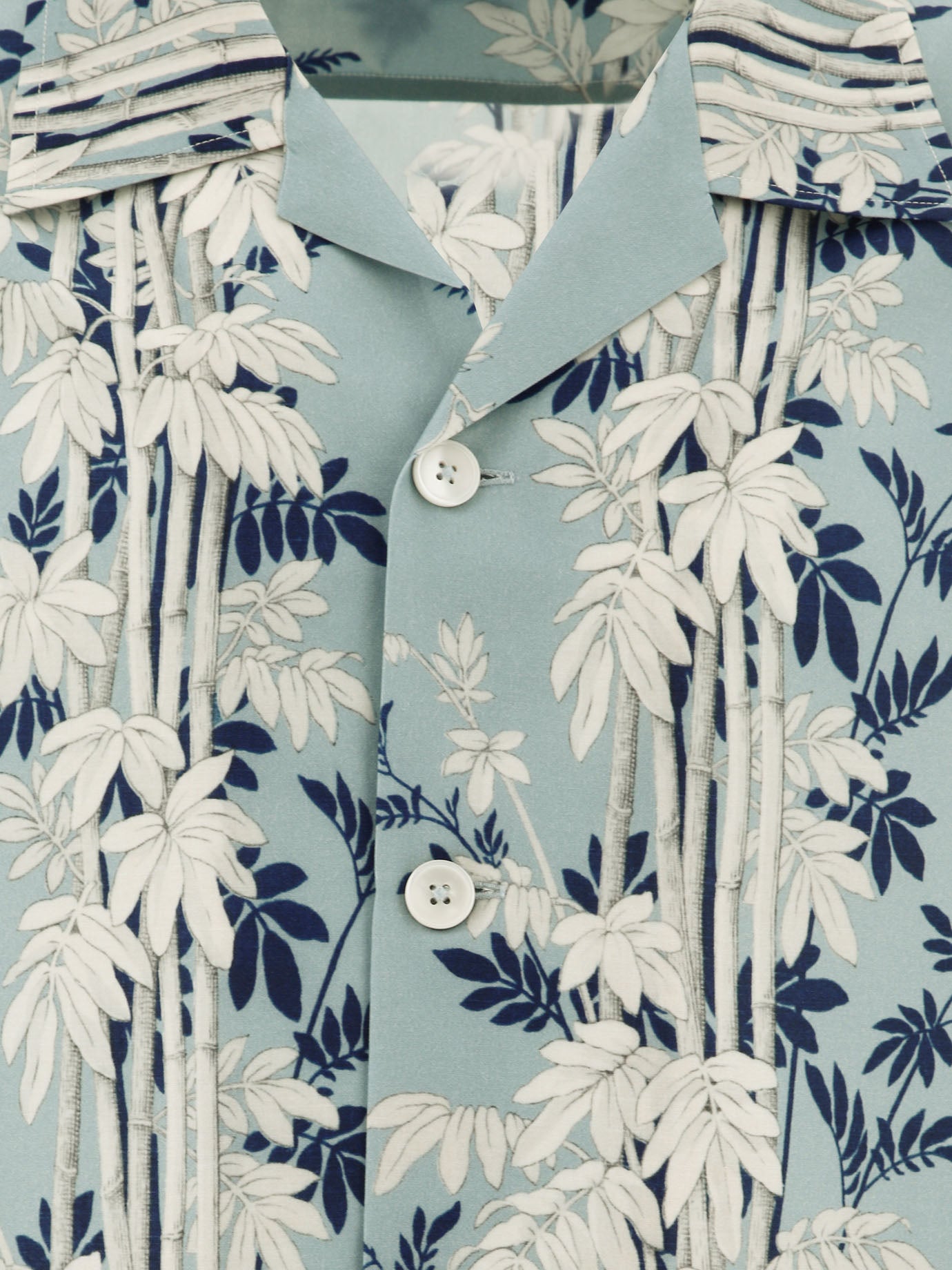 Bode "Bamboo Forest" shirt Light blue