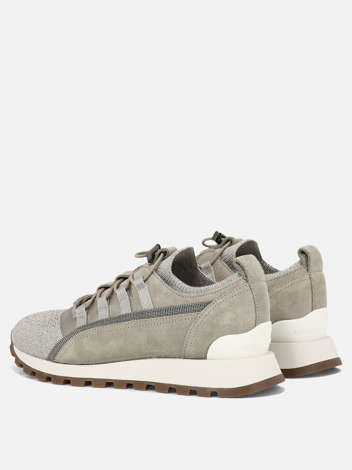 Sneaker basse 77% viscose 23% polyammide - 100% rubber  Beige - Brunello Cucinelli Donna | PDP | VIETTI Online Store | Zoom-Modal_4

