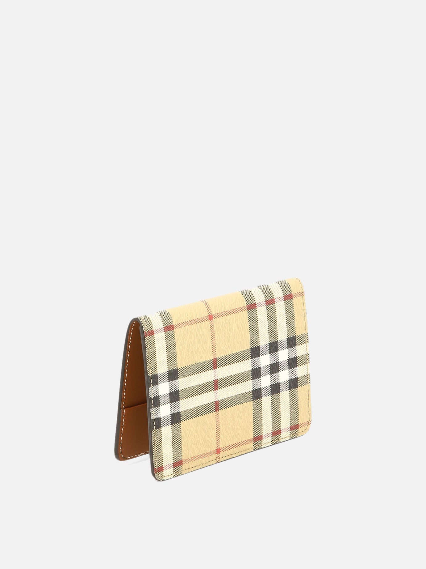 Document cases 71% polyurethane 16% polyester 12% cotton 1% acrylic  Beige - Burberry Women | PDP | VIETTI Online Store | thumbnail_2