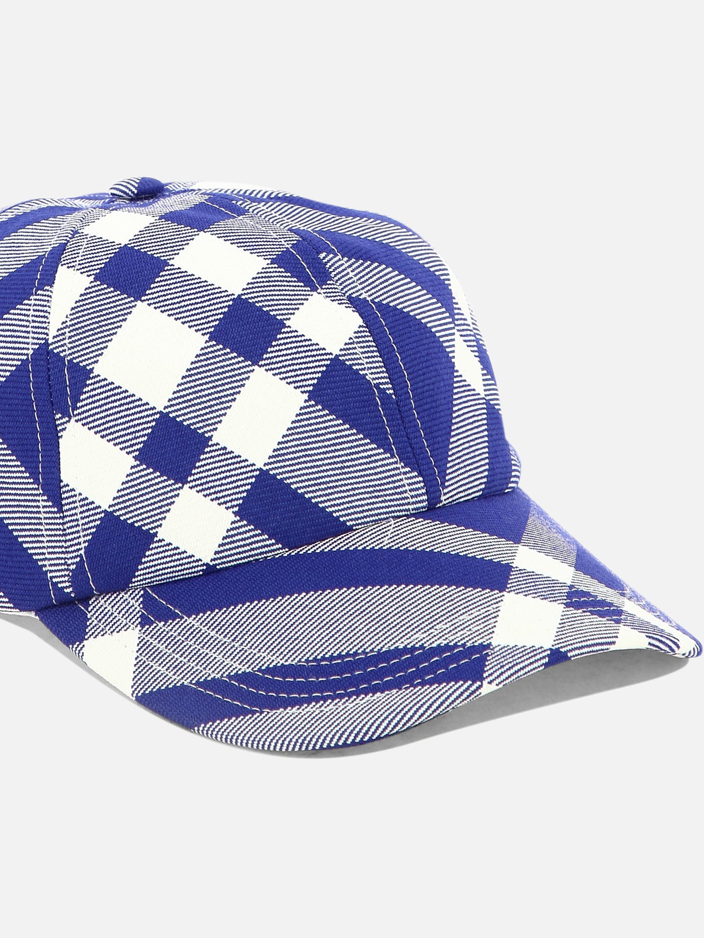 Berretto da baseball con motivo tartan