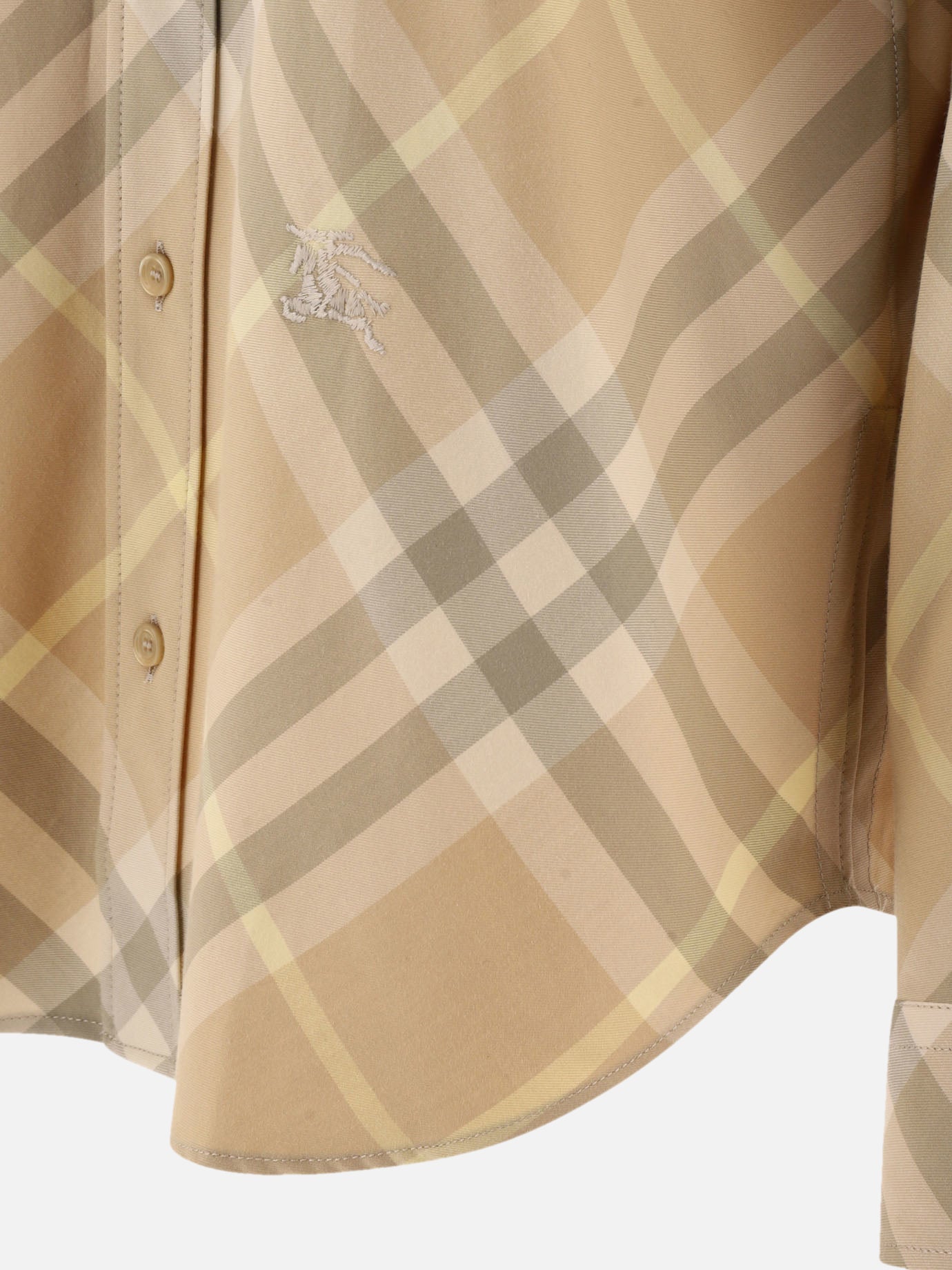 Casual shirts 100% cotton  Beige - Burberry Women | PDP | VIETTI Online Store | thumbnail_4