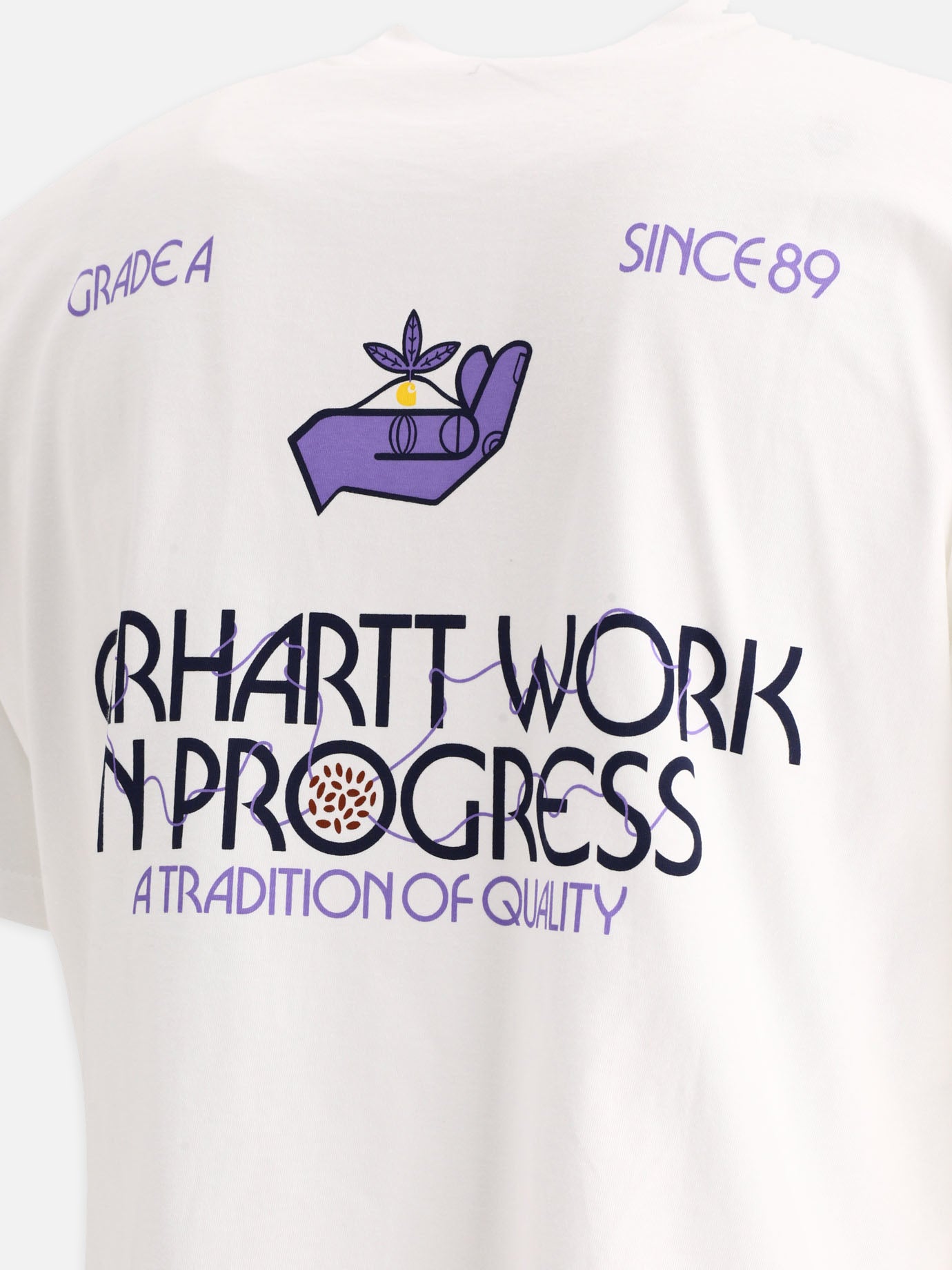 Crewneck t-shirts 100% cotton  White - Carhartt WIP Men | PDP | VIETTI Online Store | Zoom-Modal_4
