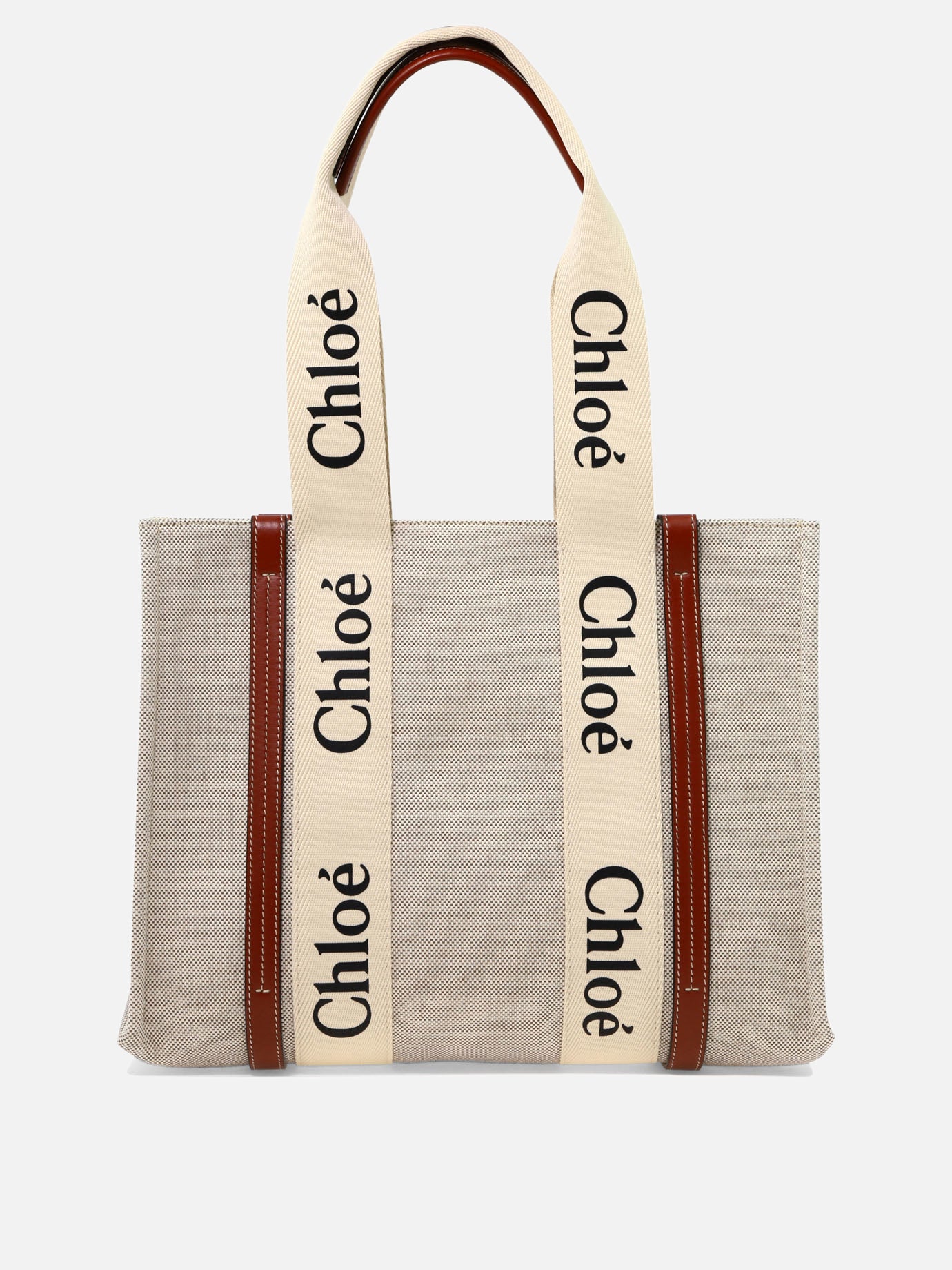 Medium bags 100% linen  Beige - Chloé Women | PDP | VIETTI Online Store | thumbnail