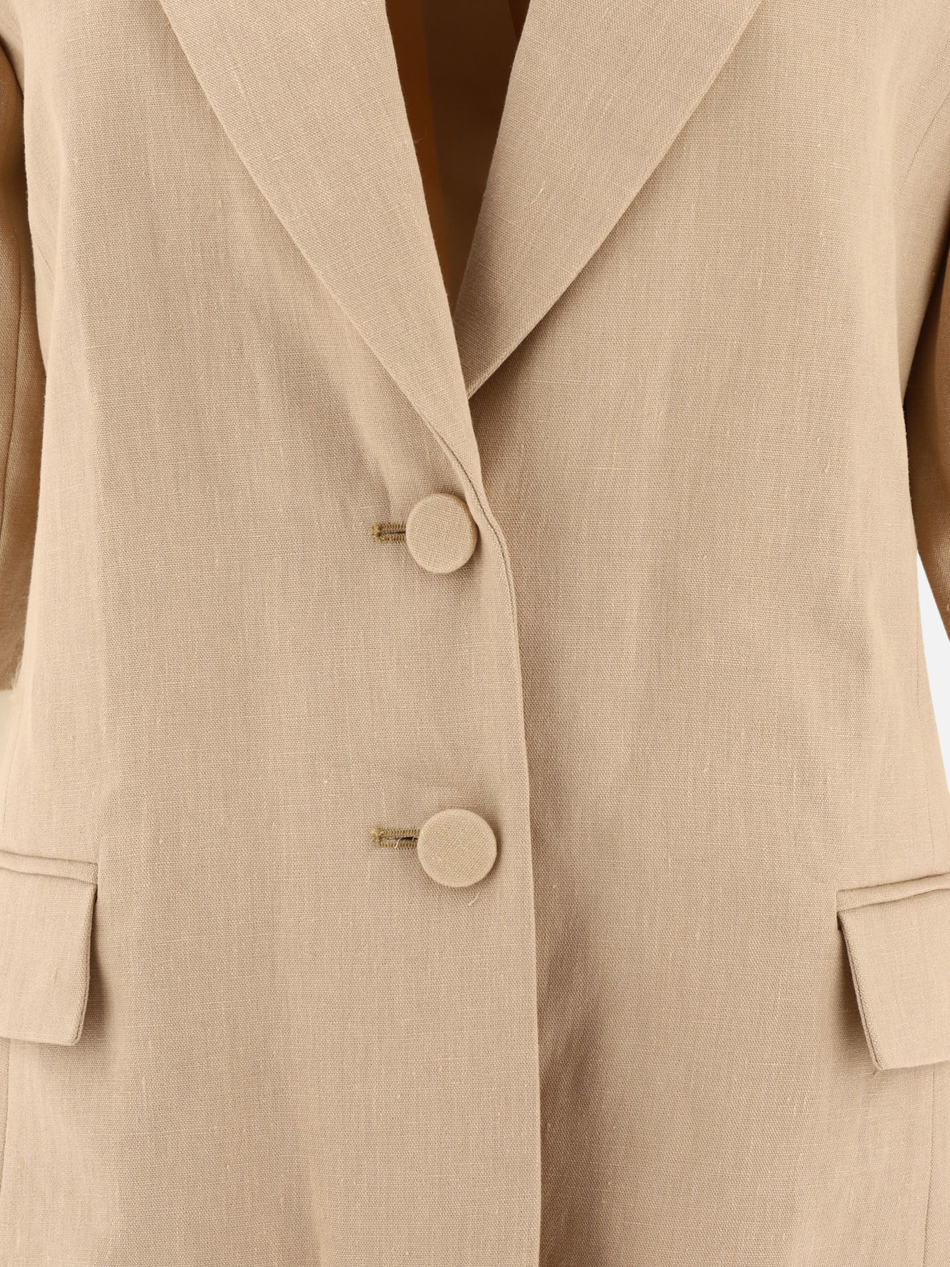 Blazers 100% linen  Beige - Chloé Women | PDP | VIETTI Online Store | Zoom-Modal_3

