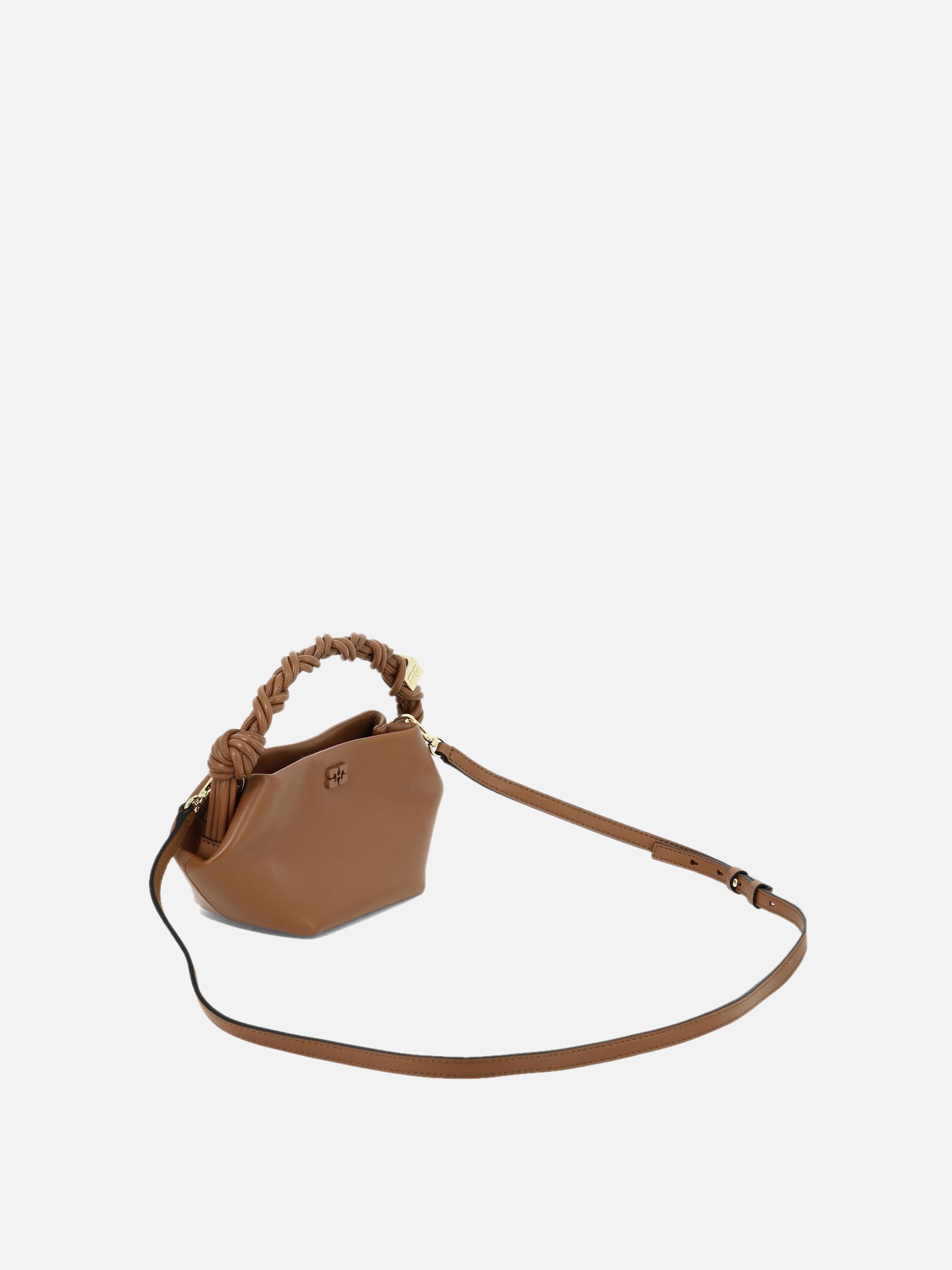 Small bags 65% recycled leather 19% polyurethane fibre 16% polyester  Brown - Ganni Women | PDP | VIETTI Online Store | Zoom-Modal_2
