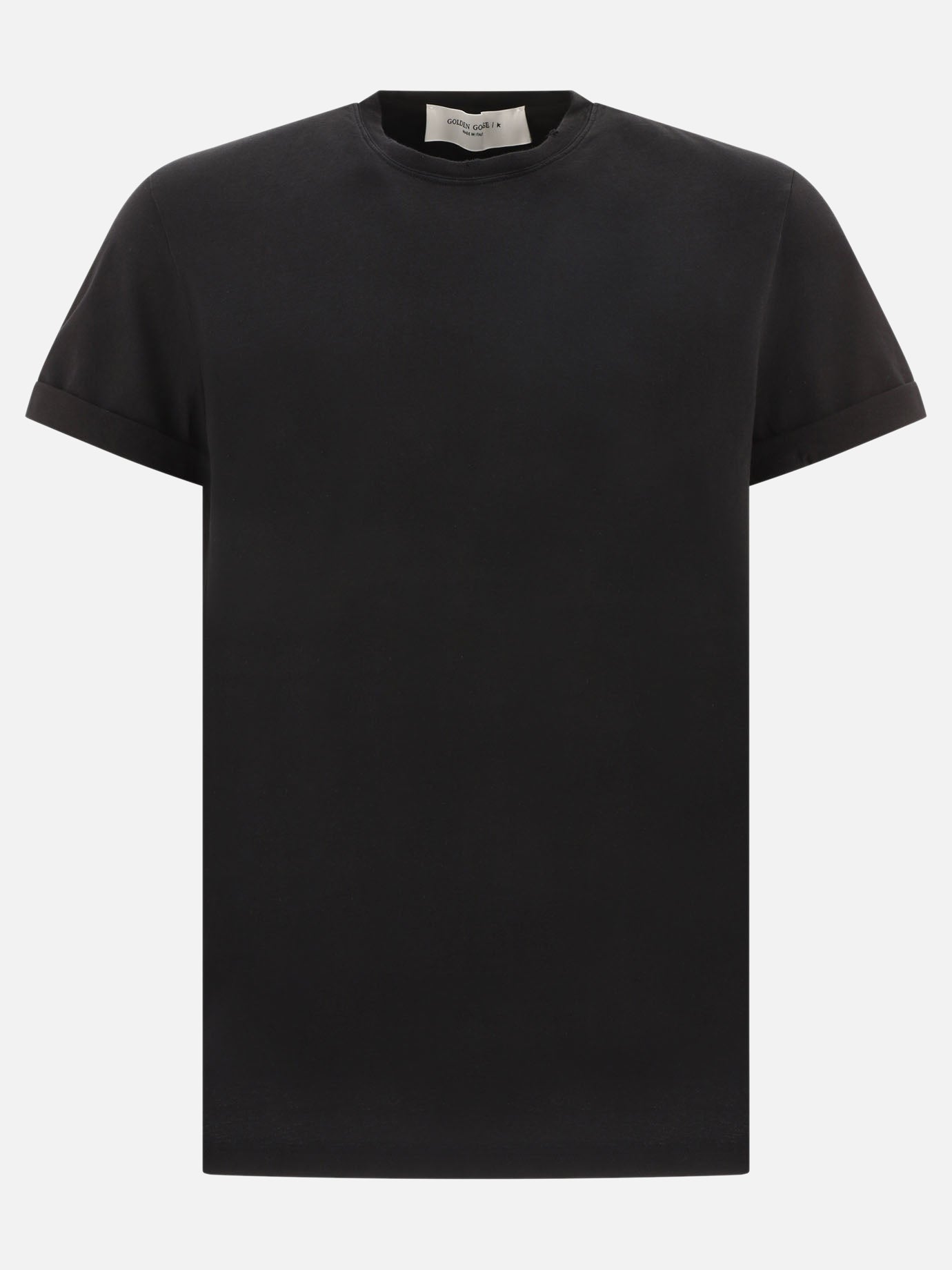 Crewneck t-shirts 100% cotton  Black - Golden Goose Men | PDP | VIETTI Online Store | thumbnail