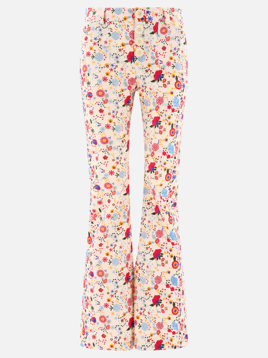 Pantaloni con ricamo "Charlotte"