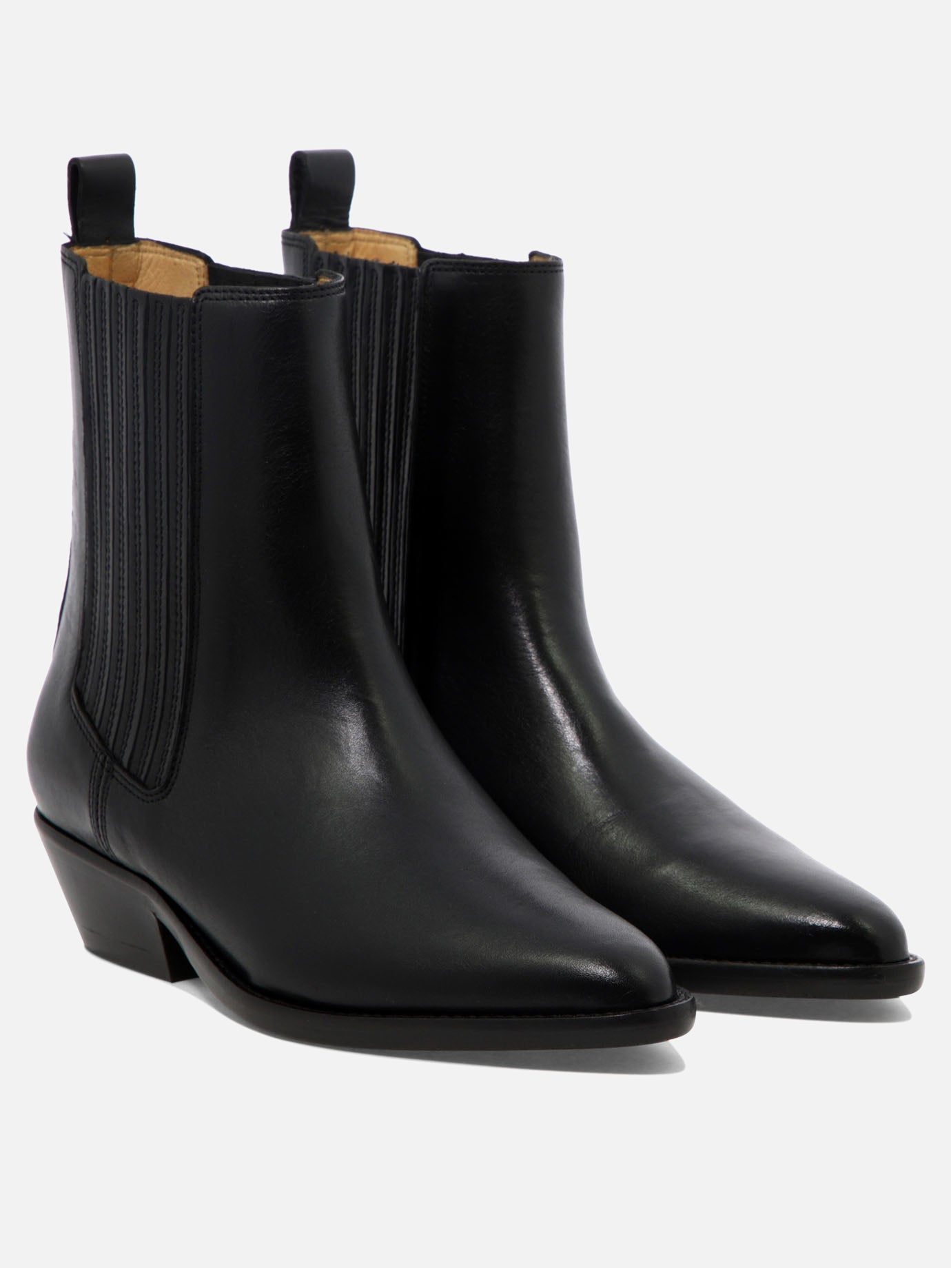 Cowboy 100% calf leather - 100% leather  Black - Isabel Marant Women | PDP | VIETTI Online Store | Zoom-Modal_2
