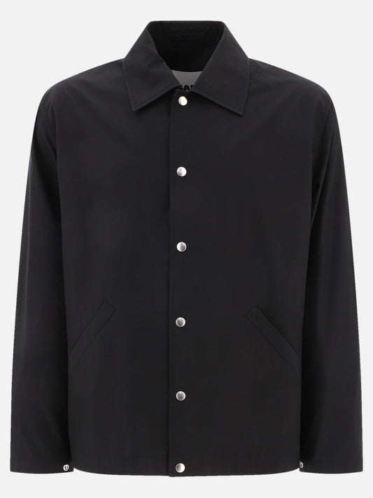 Giacche overshirt 100% cotton  Nero - Jil Sander Uomo | PLP | VIETTI Online Store 
