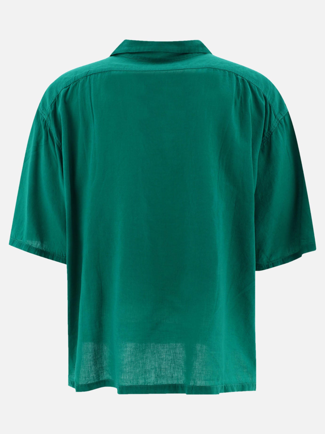 KAPITAL Linen-blend shirt Green