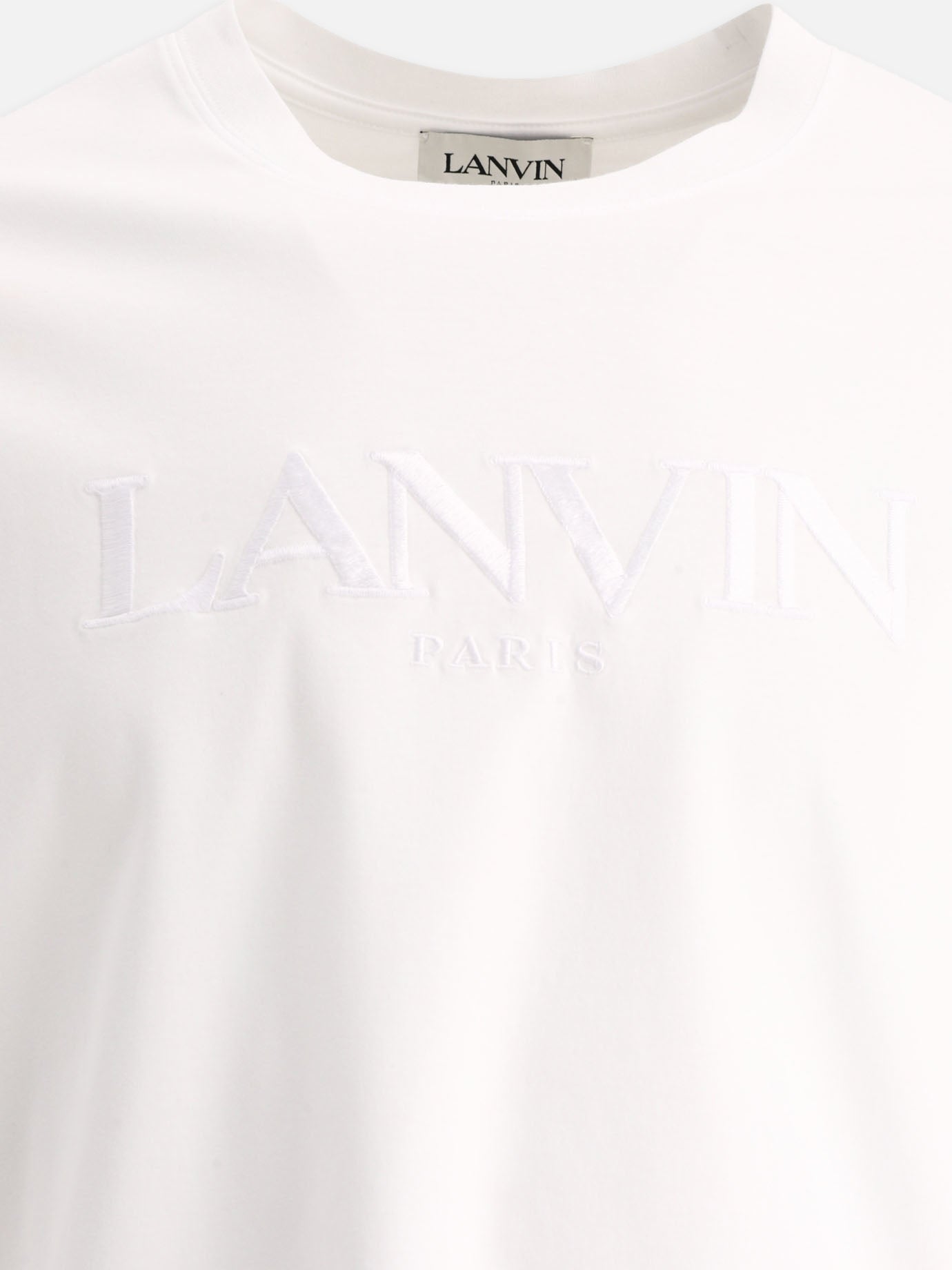Crewneck t-shirts 100% cotton  White - Lanvin Men | PDP | VIETTI Online Store | thumbnail_3