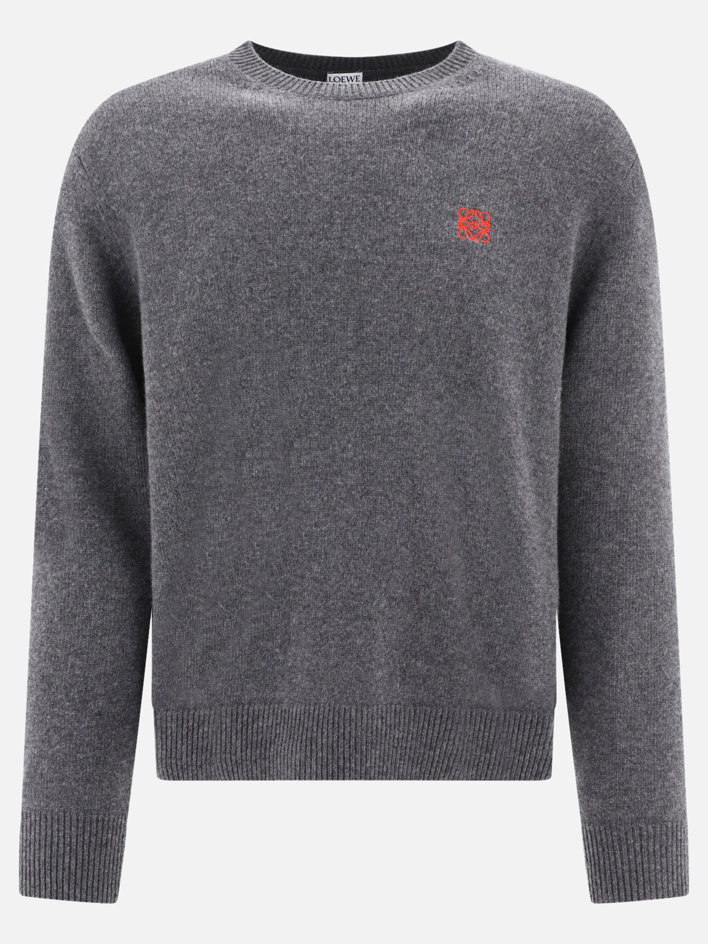 Crewneck sweaters 100% wool  Grey - Loewe Men | PDP | VIETTI Online Store | thumbnail