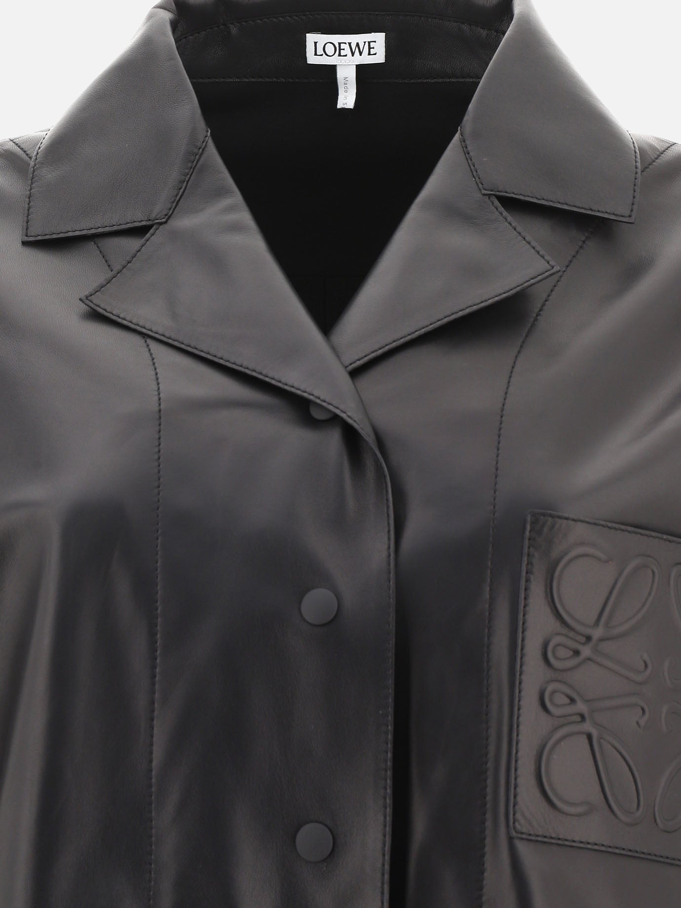 Casual shirts 100% leather  Black - Loewe Women | PDP | VIETTI Online Store | Zoom-Modal_3
