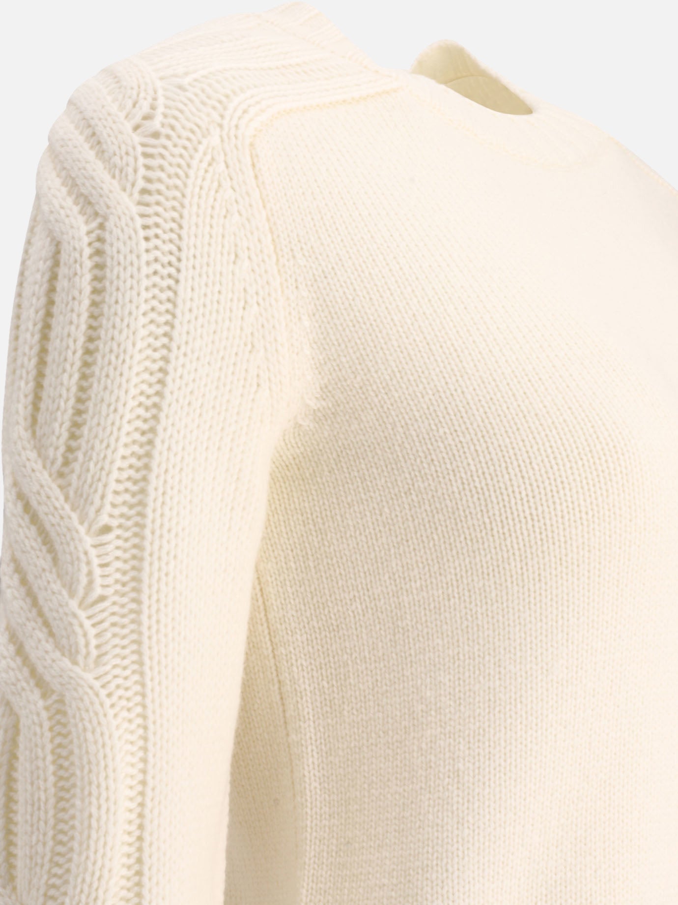 Crewneck sweaters 100% cashmere  White - Max Mara Women | PDP | VIETTI Online Store | Zoom-Modal_4
