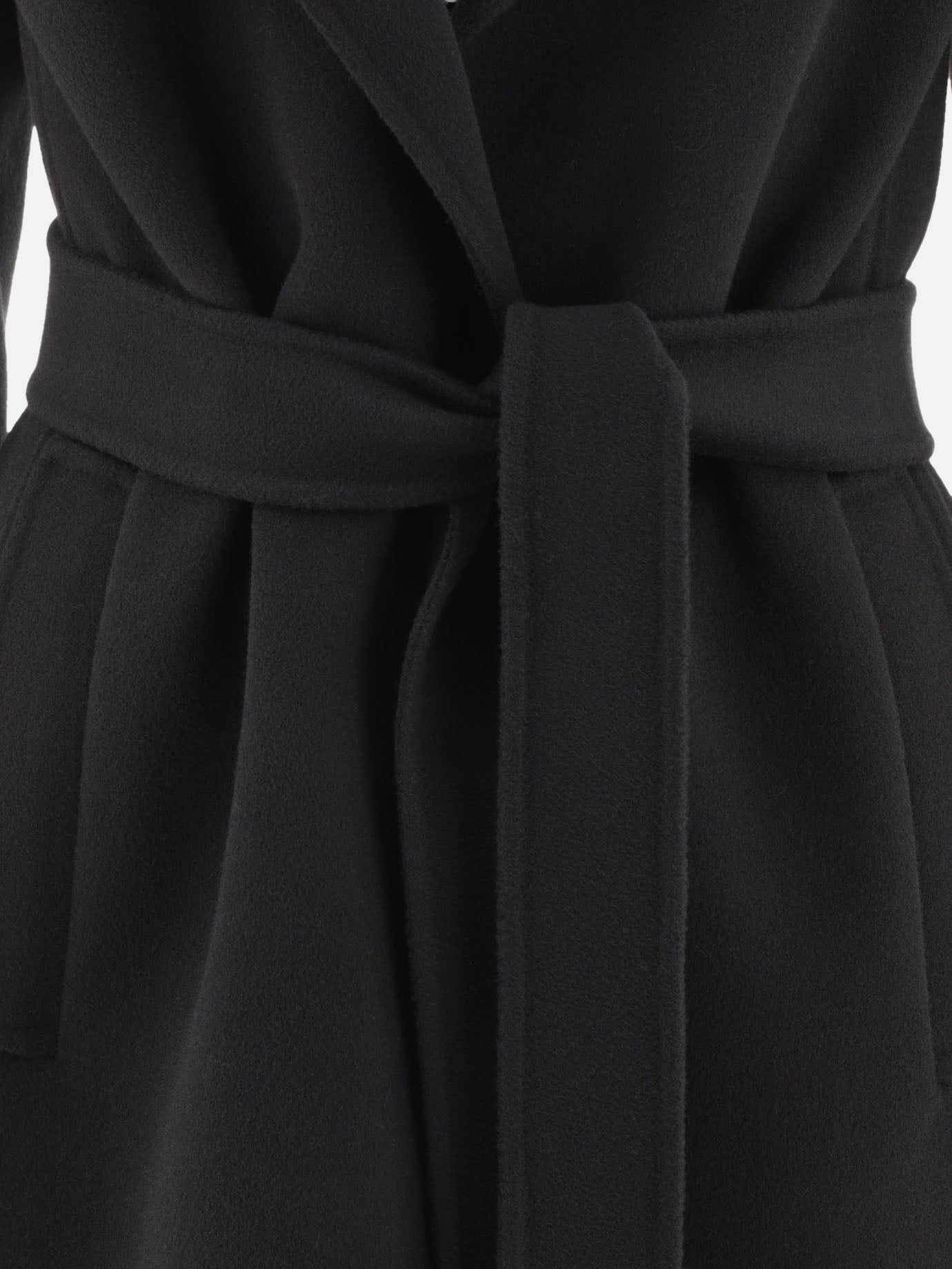 Long coats 100% wool  Black - Max Mara S Women | PDP | VIETTI Online Store | thumbnail_3