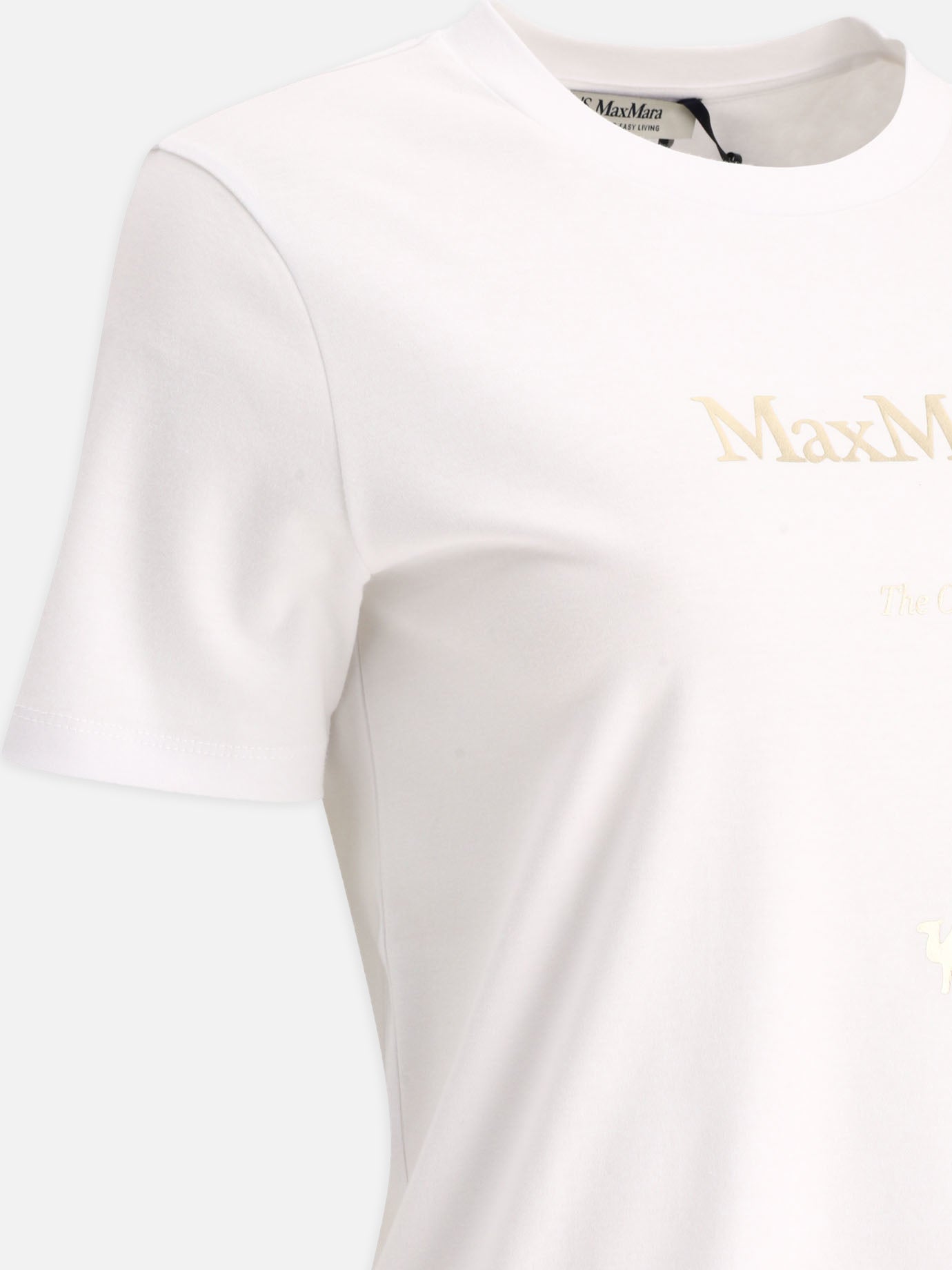 Crewneck t-shirts 100% cotton  White - Max Mara S Women | PDP | VIETTI Online Store | Zoom-Modal_4

