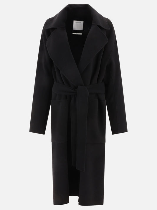 Long coats 100% virgin wool  Black - Max Mara Sportmax Women | PLP | VIETTI Online Store 
