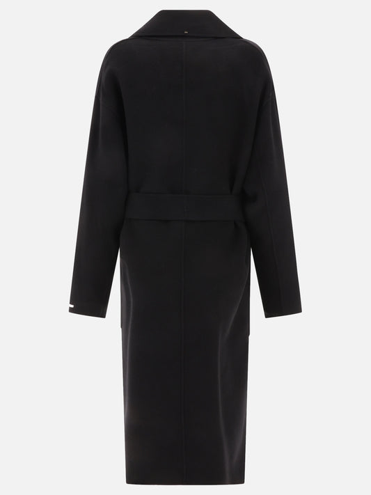 Long coats 100% virgin wool  Black - Max Mara Sportmax Women | PLP | VIETTI Online Store | 2
