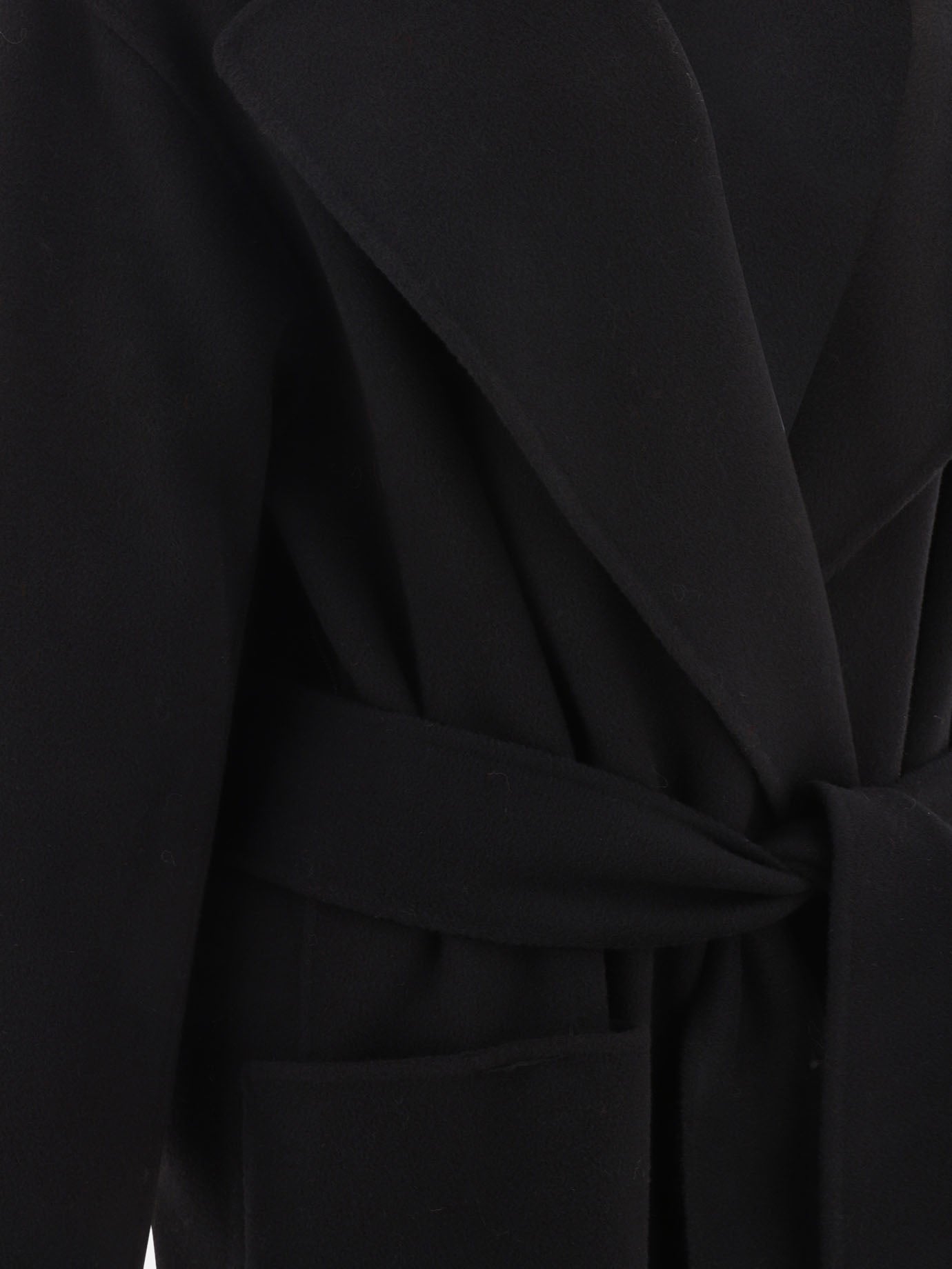 Long coats 100% virgin wool  Black - Max Mara Sportmax Women | PDP | VIETTI Online Store | Zoom-Modal_4
