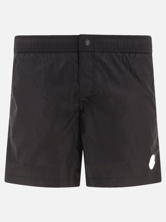 Swim shorts Logo  Black - Moncler Men | PLP | VIETTI Online Store 
