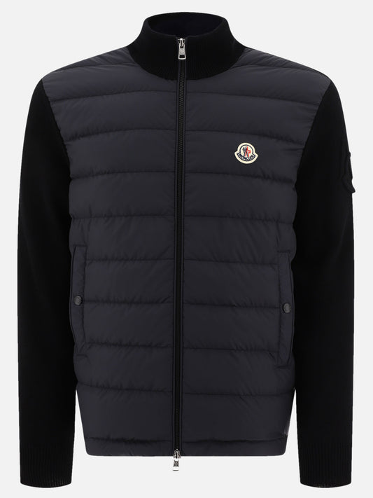 Down jackets 100% polyester  Black - Moncler Men | PLP | VIETTI Online Store 
