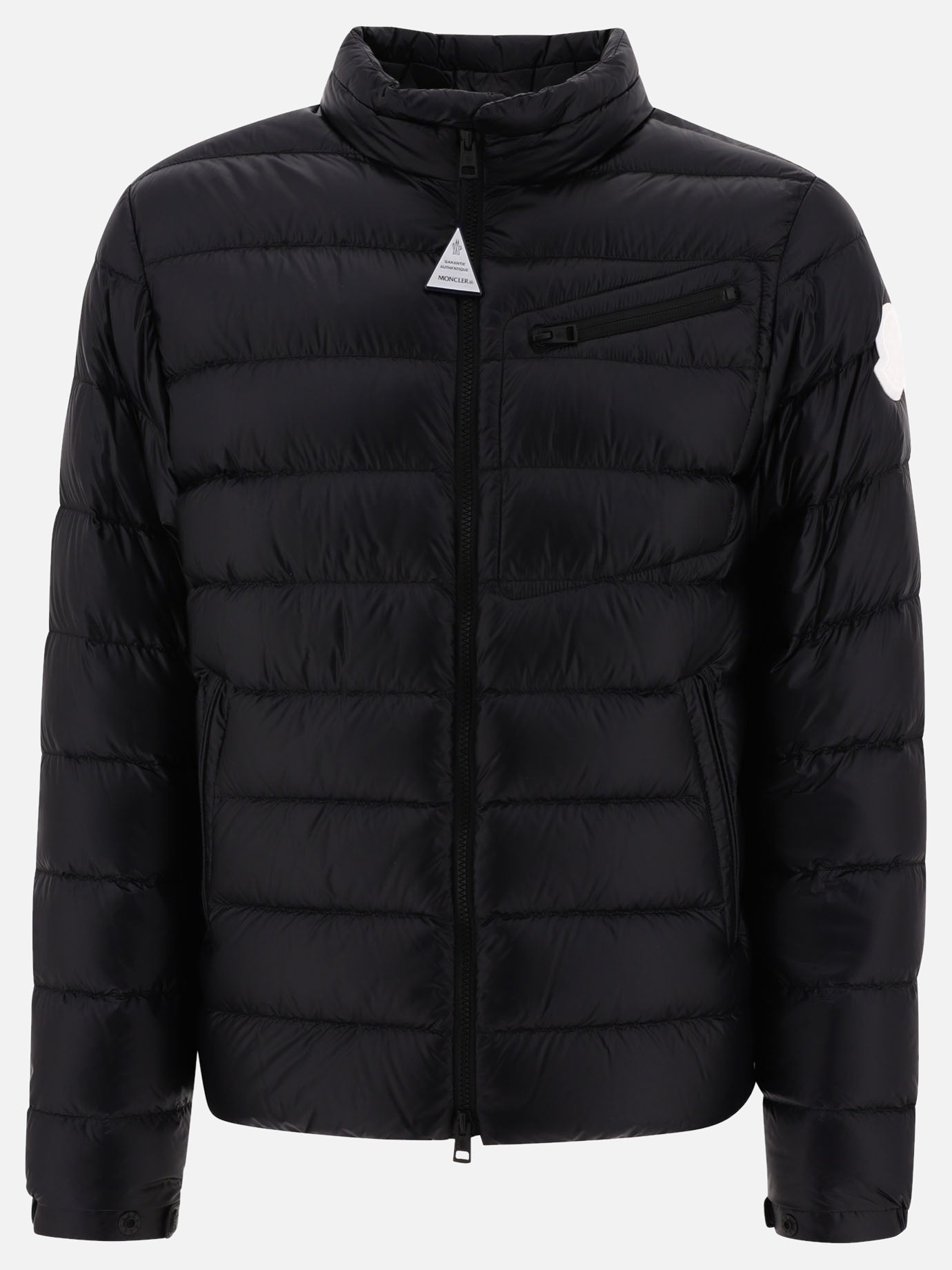 Down jackets 100% polyamide - Padding: down and feathers  Black - Moncler Men | PDP | VIETTI Online Store | Zoom-Modal
