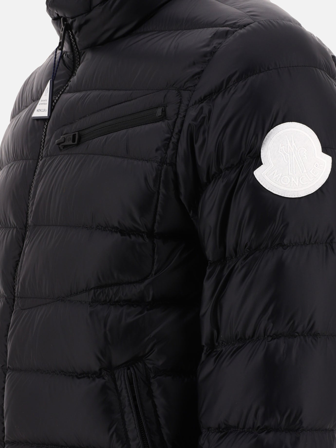 Down jackets 100% polyamide - Padding: down and feathers  Black - Moncler Men | PDP | VIETTI Online Store | thumbnail_4