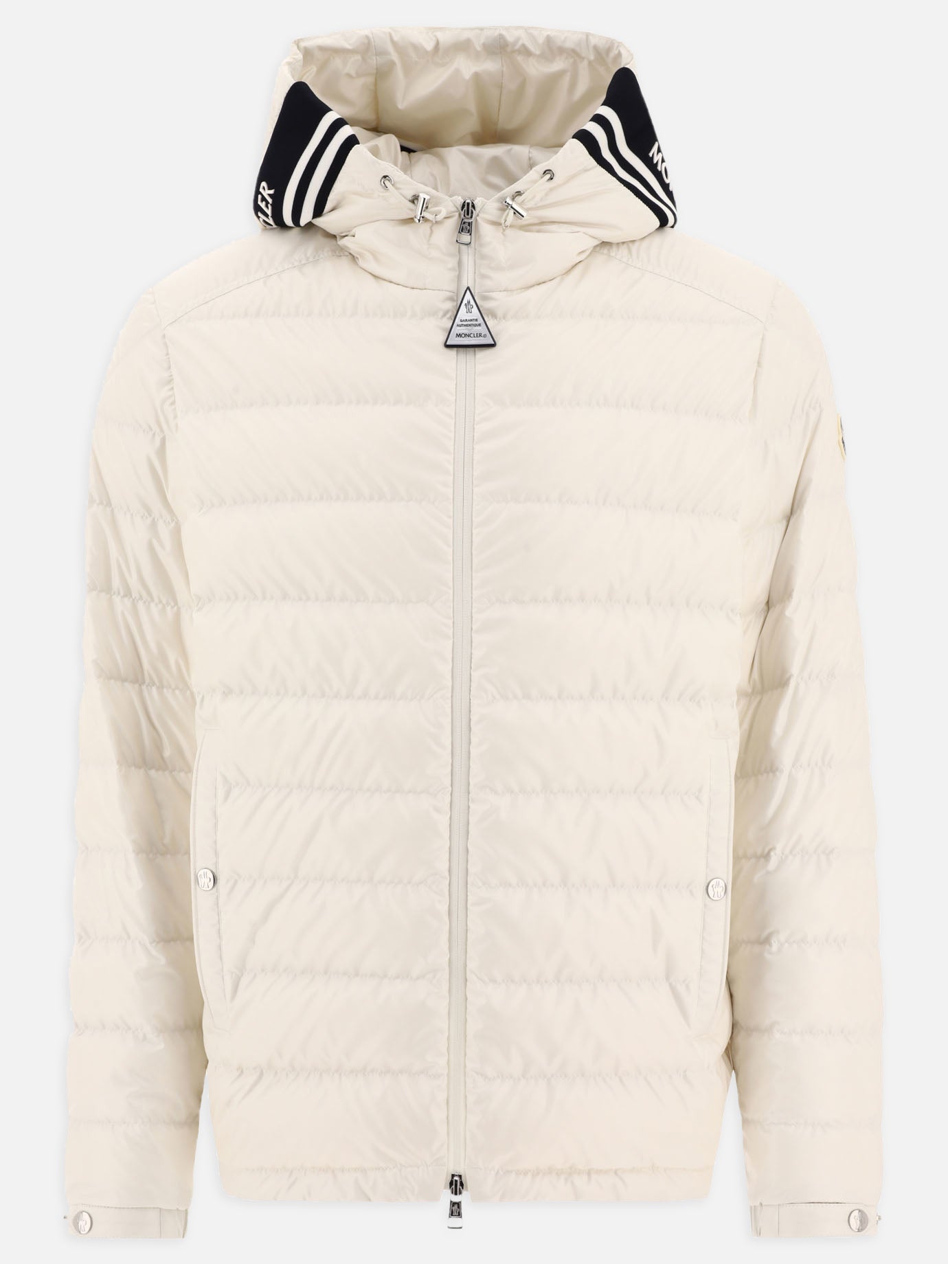 Down jackets 100% polyester - Padding: down and feathers  White - Moncler Men | PDP | VIETTI Online Store | Zoom-Modal
