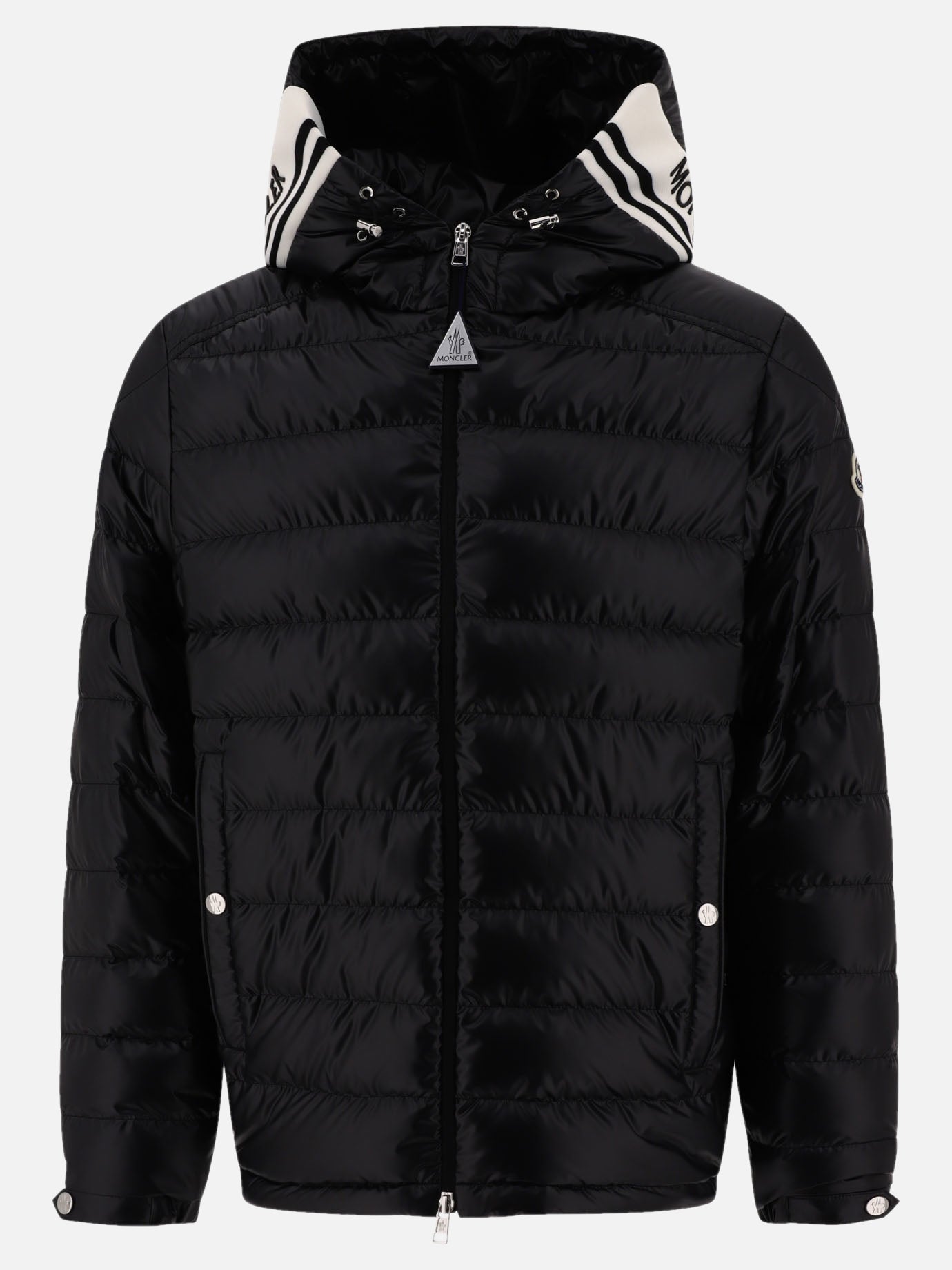 Down jackets 100% polyester - Padding: down and feathers  Black - Moncler Men | PDP | VIETTI Online Store | Zoom-Modal
