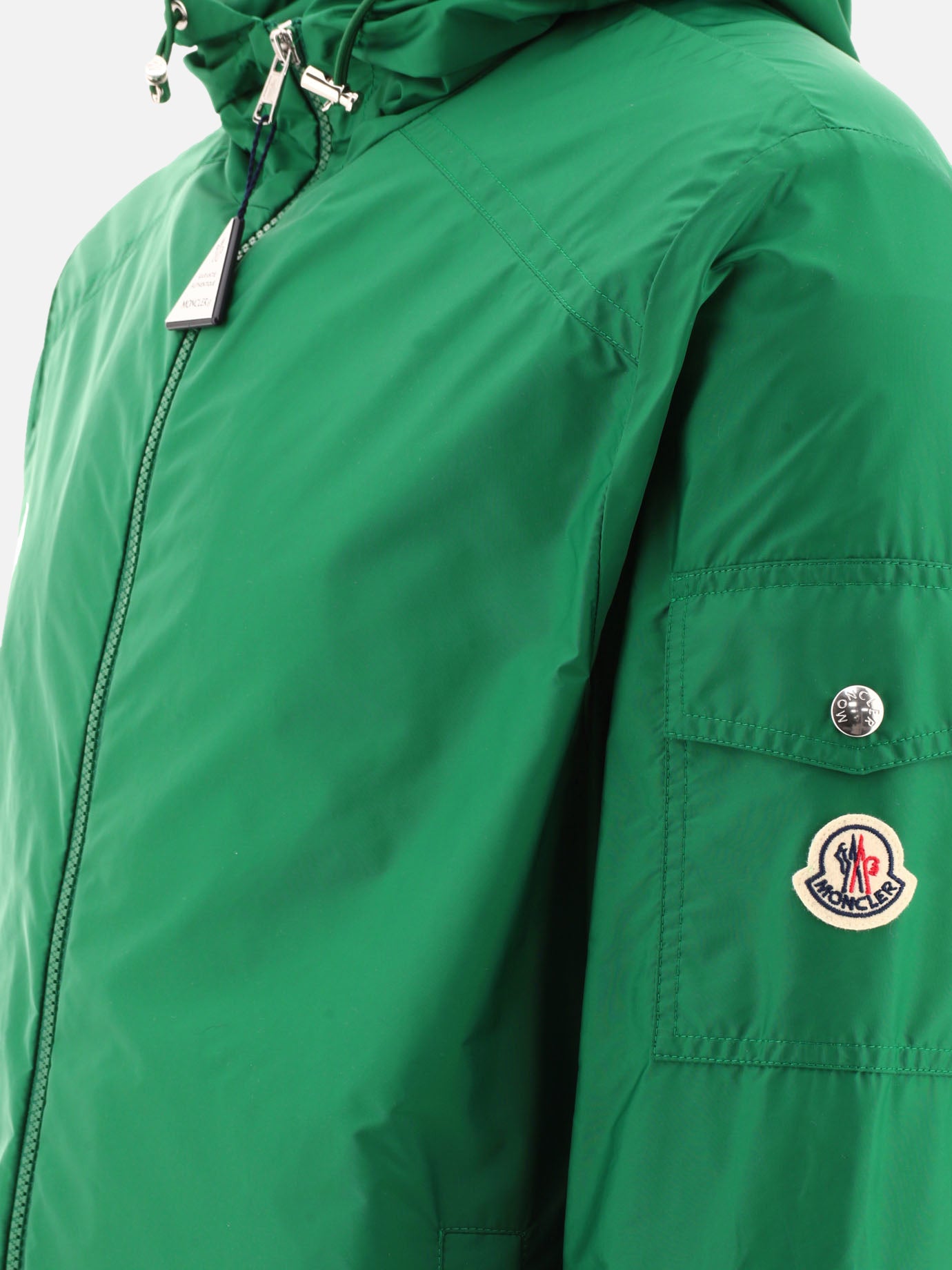 Quilted & Utility Jackets 100% polyamide  Green - Moncler Men | PDP | VIETTI Online Store | thumbnail_4