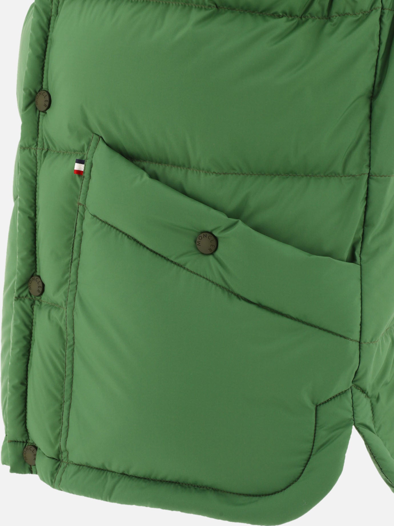 Giacche smanicate 100% polyamide - Padding: down and feathers  Verde - Moncler Grenoble Uomo | PDP | VIETTI Online Store | Zoom-Modal_4
