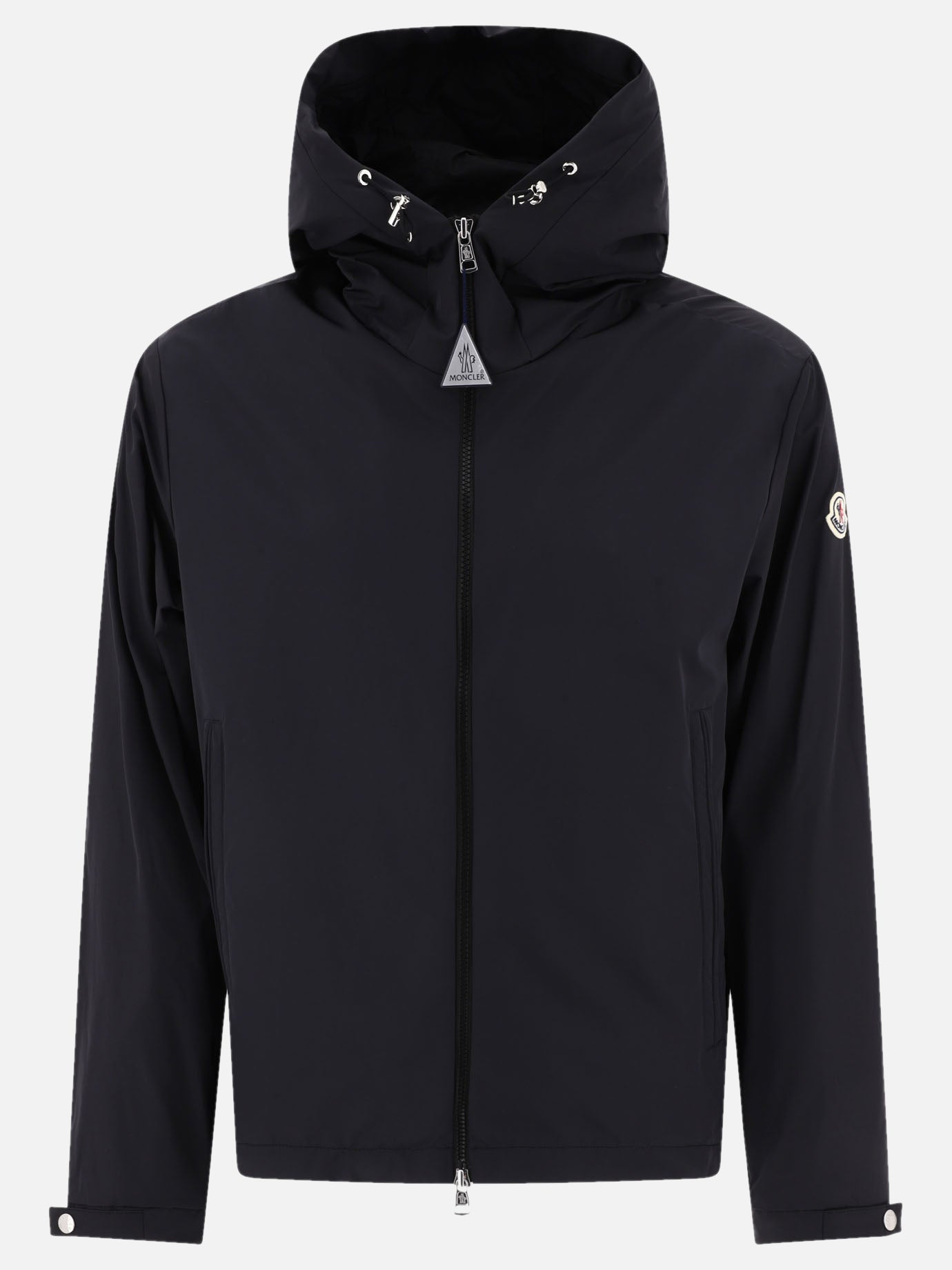 Giacche a vento 100% polyester  Nero - Moncler Uomo | PDP | VIETTI Online Store | Zoom-Modal
