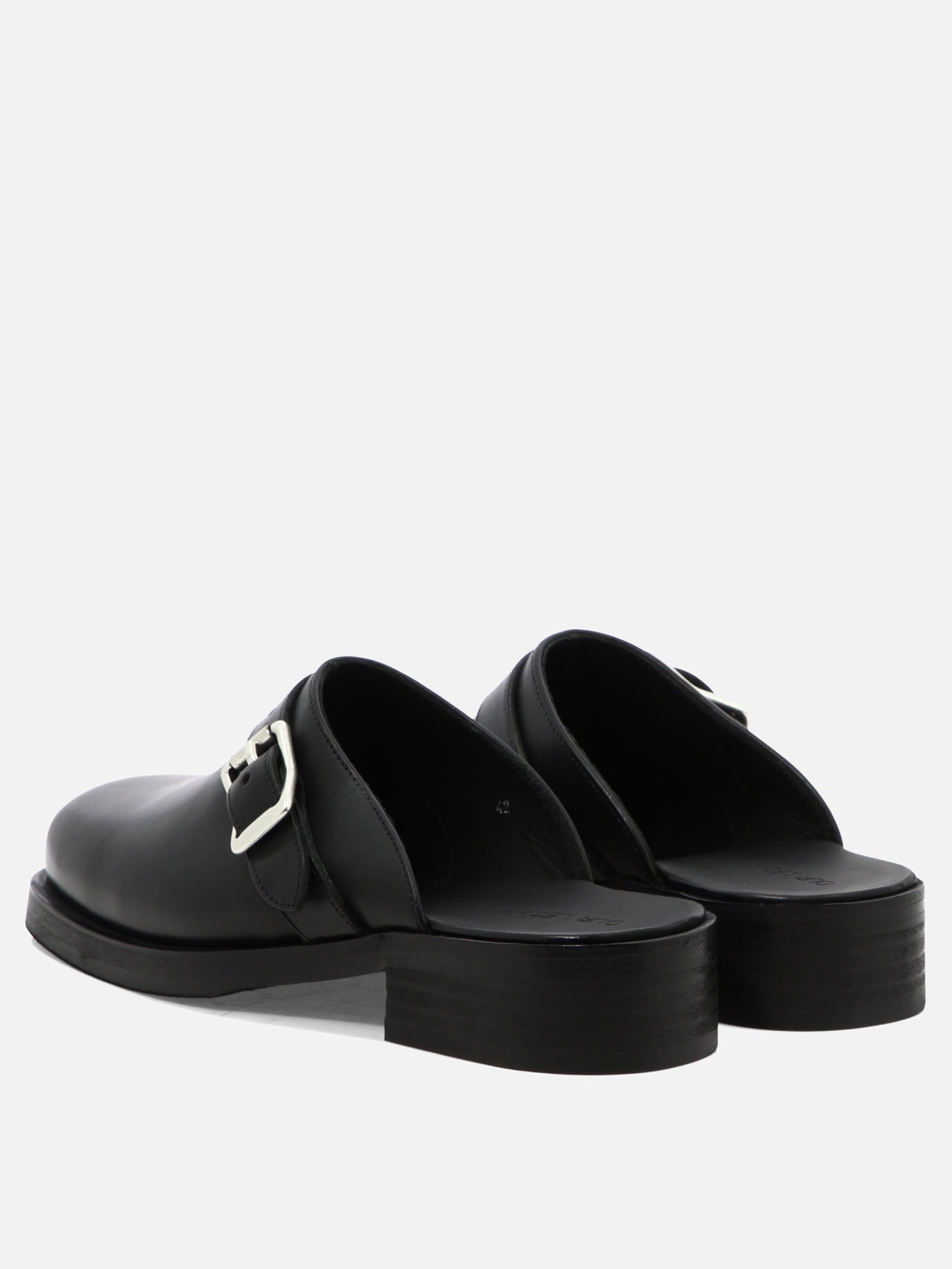 Slipper 100% leather - 100% rubber  Nero - Our Legacy Uomo | PDP | VIETTI Online Store | Zoom-Modal_4
