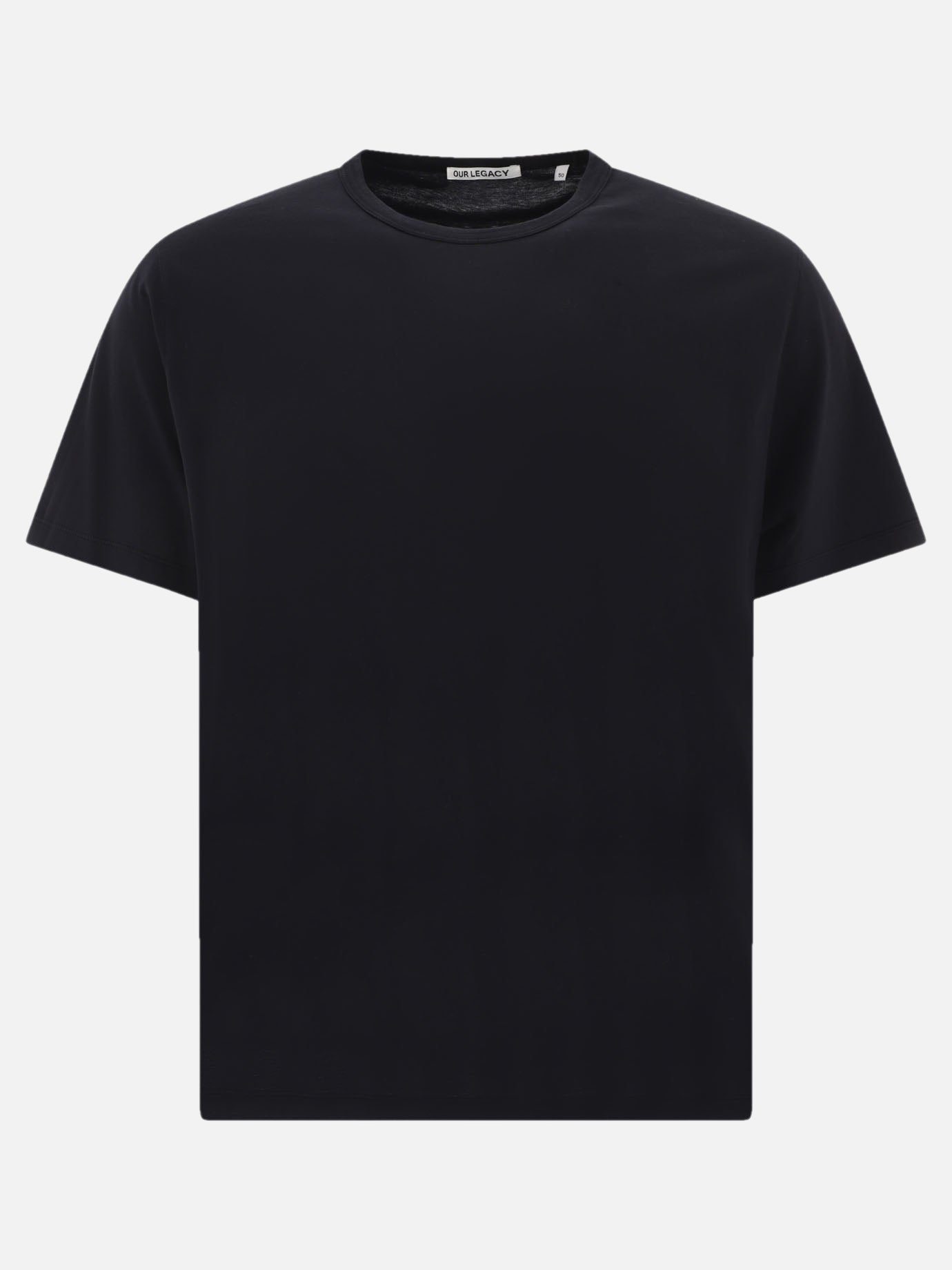 Crewneck t-shirts 100% cotton  Black - Our Legacy Men | PDP | VIETTI Online Store | thumbnail