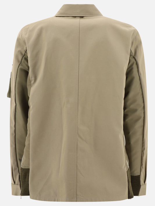 Giacche overshirt 100% cotton  Beige - Sacai Uomo | PLP | VIETTI Online Store | 2
