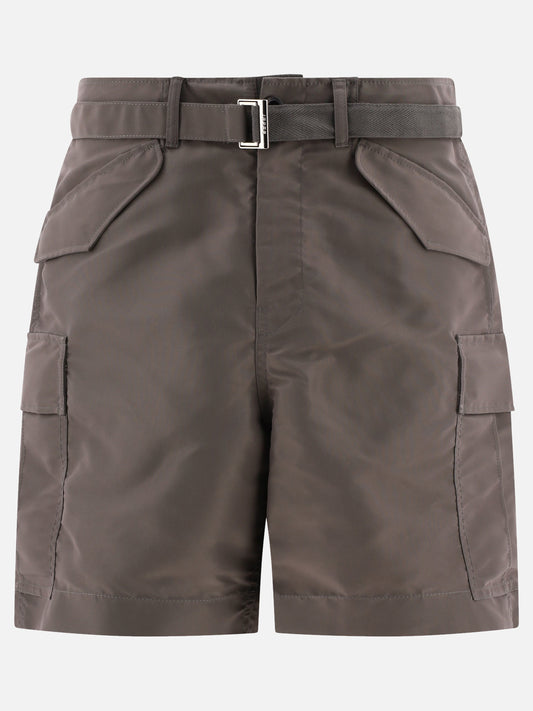 Nylon twill shorts