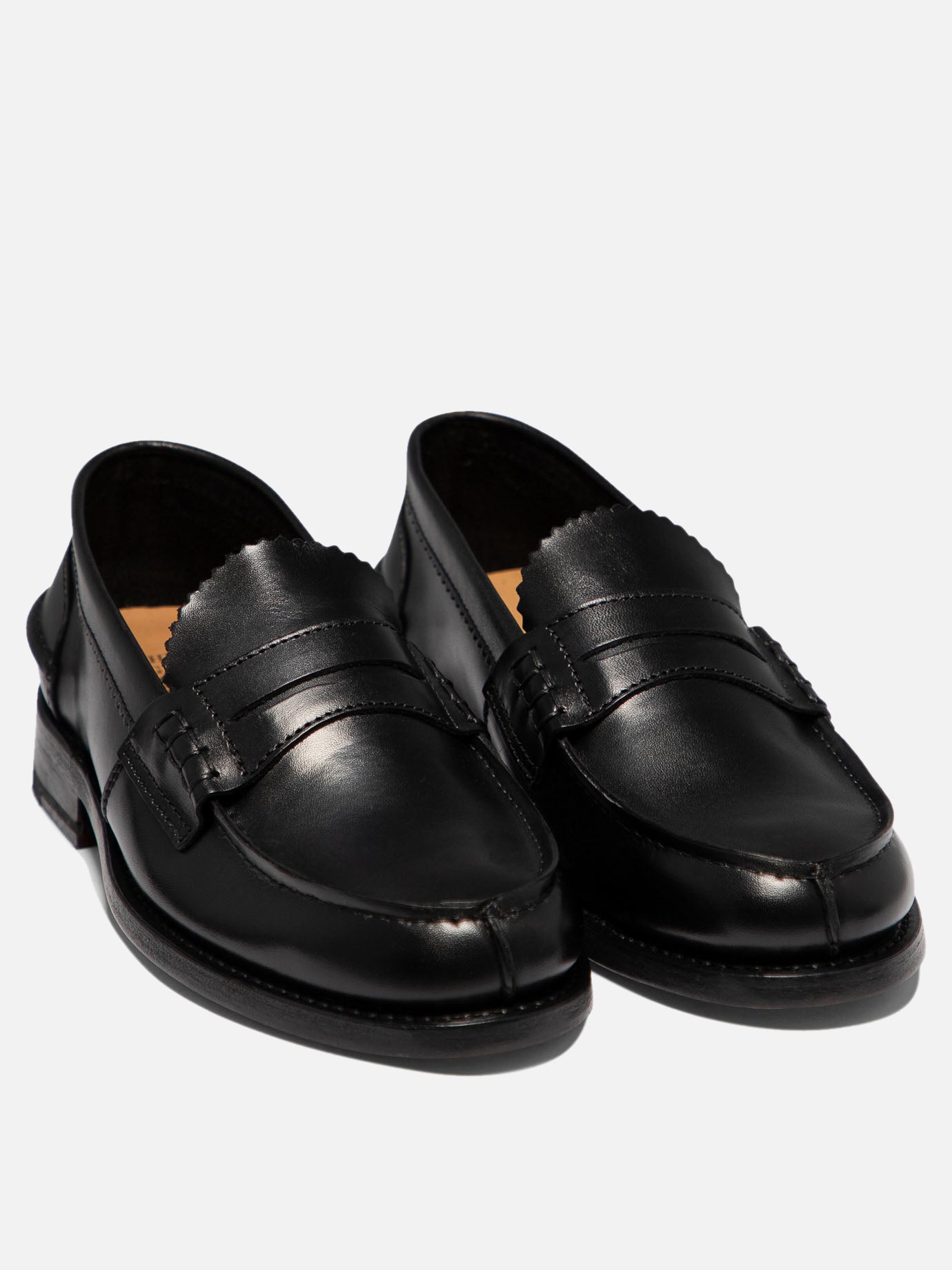 Saxone of Scotland "Arran" loafers Black