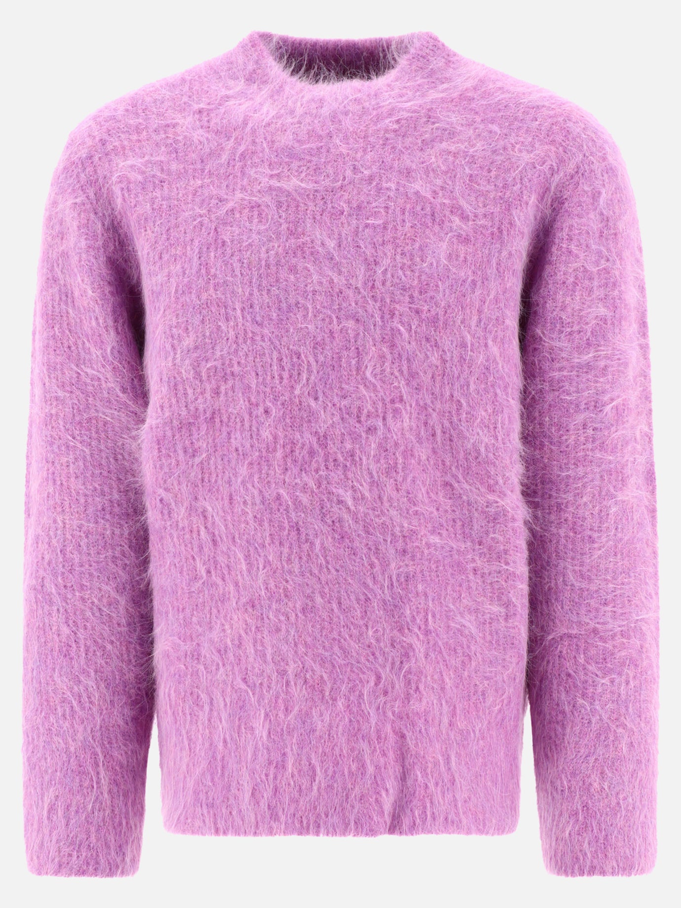 Crewneck sweaters 72% alpaca 19% nylon 3% elastan  Purple - Séfr Men | PDP | VIETTI Online Store | thumbnail
