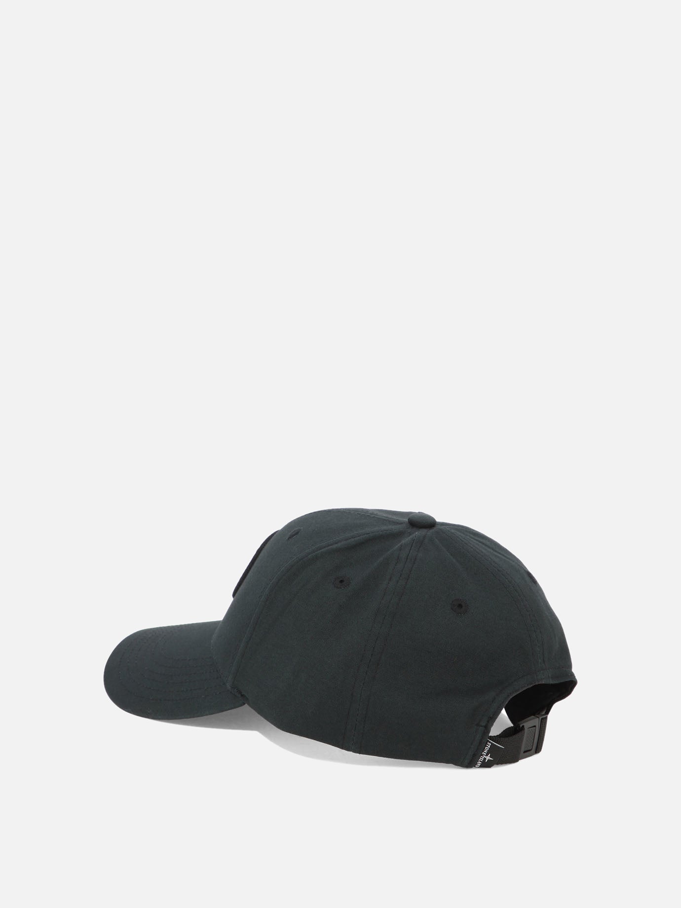 Baseball caps 100% cotton  Black - Stone Island Men | PDP | VIETTI Online Store | thumbnail_3