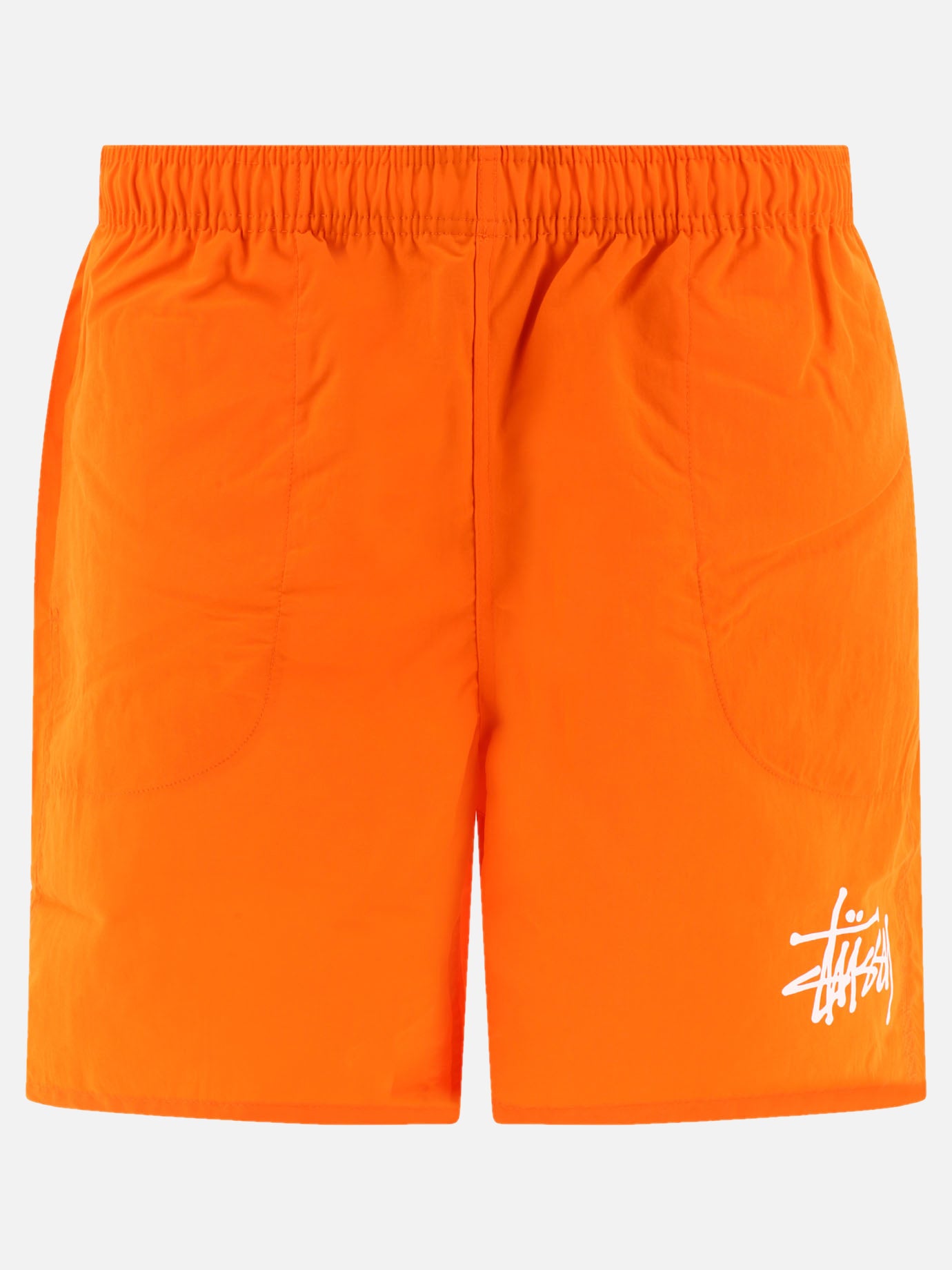 Stüssy "Big Basic" swim shorts Orange