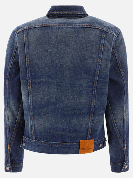 Denim jackets 100% cotton  Blue - Tom Ford Men | PLP | VIETTI Online Store | 2
