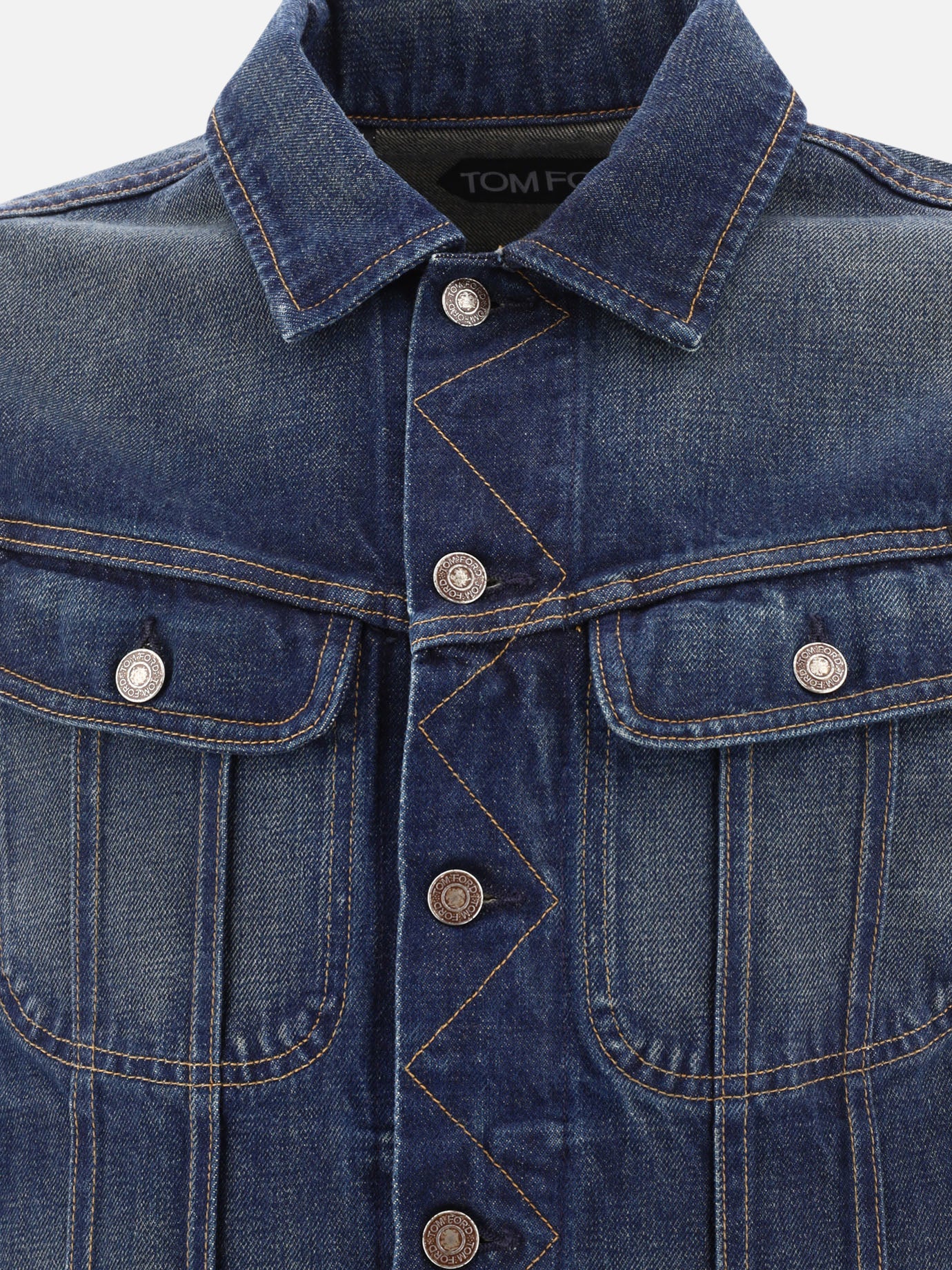 Denim jackets 100% cotton  Blue - Tom Ford Men | PDP | VIETTI Online Store | thumbnail_3