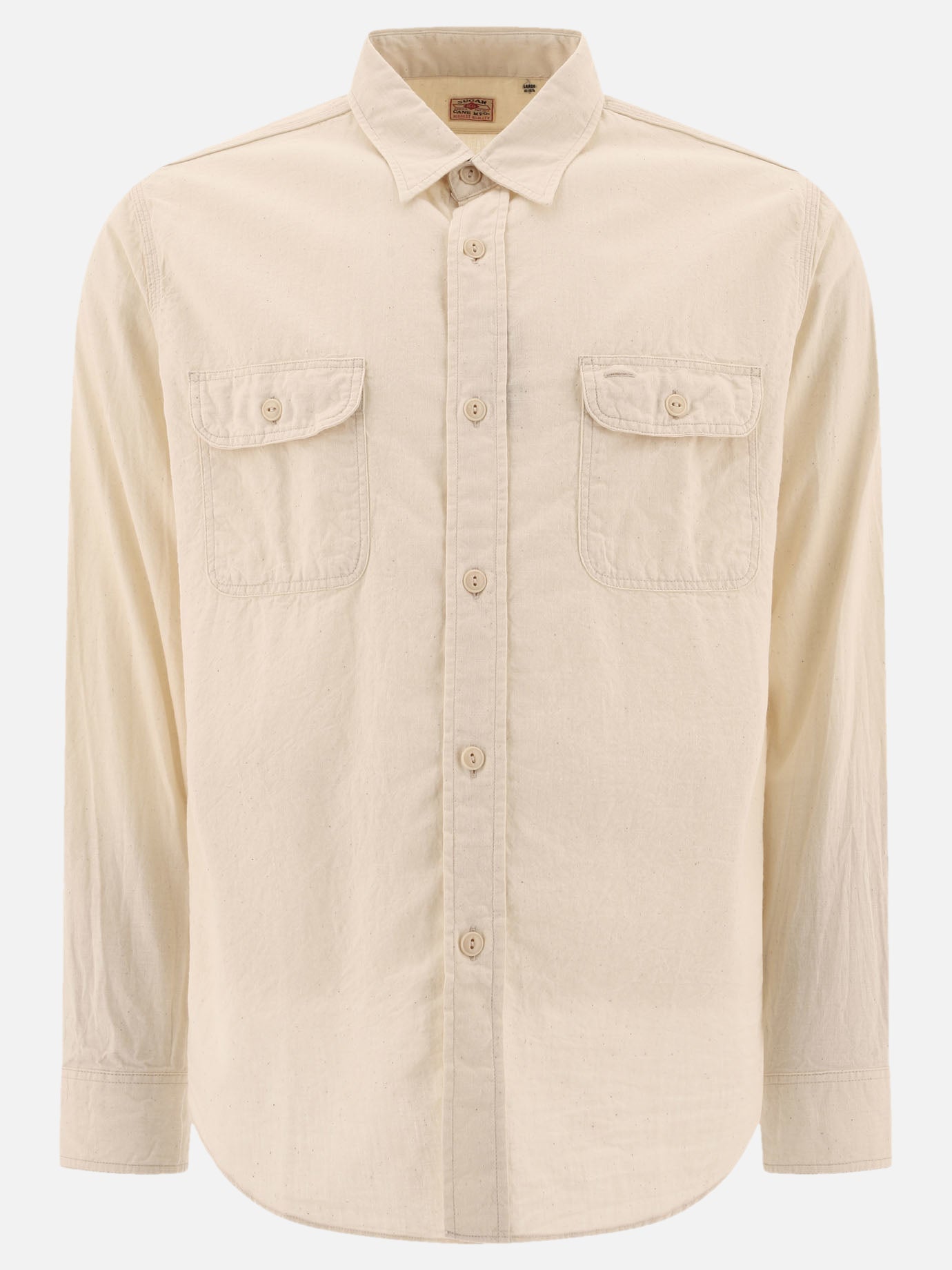 Sugar Cane Chambray shirt Beige