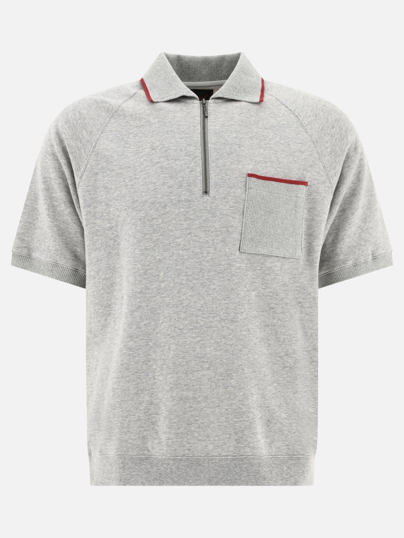 Half-zip polo shirt