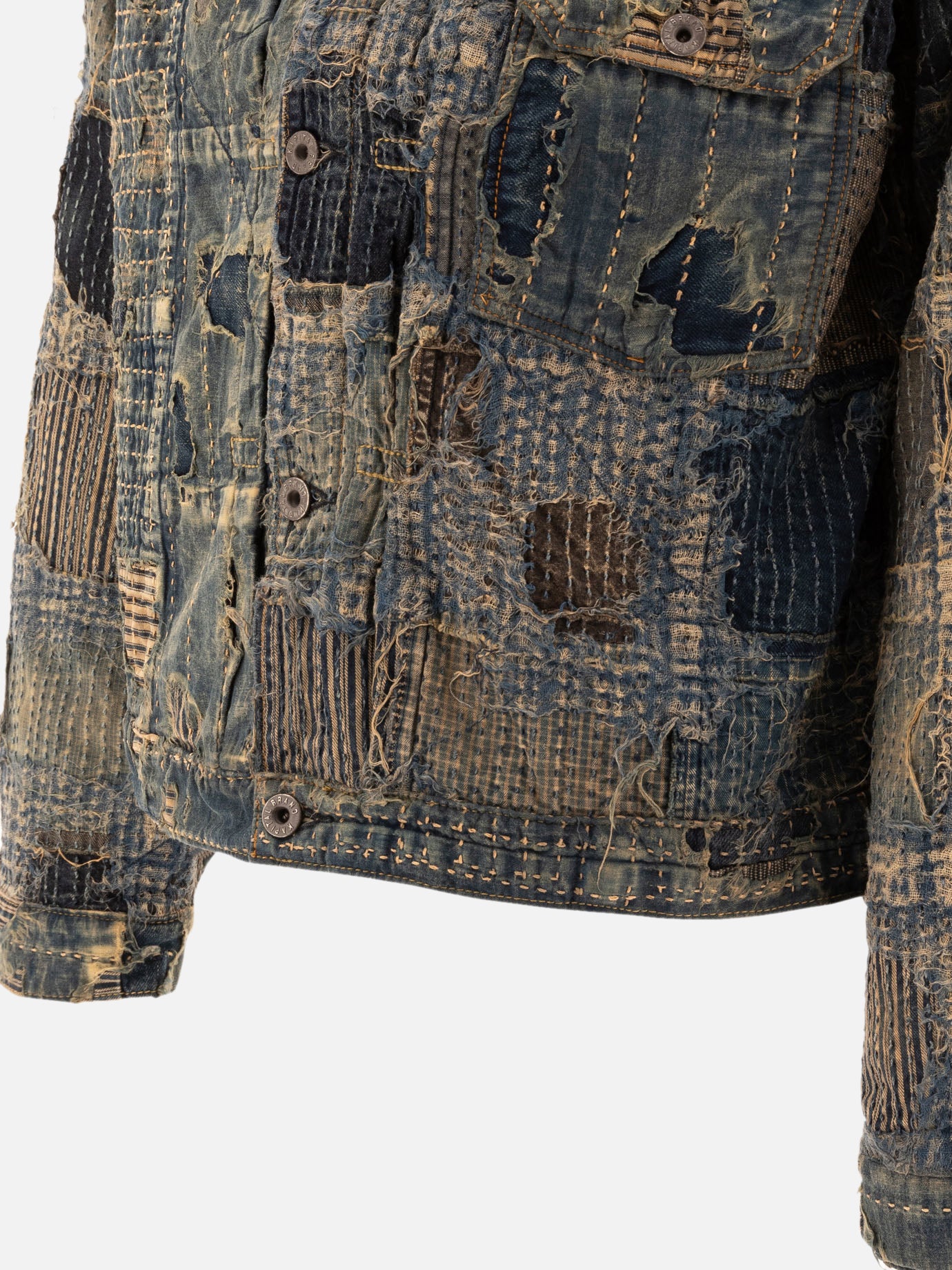 Quilted & Utility Jackets Solid colour  Blue - KAPITAL Men | PDP | VIETTI Online Store | thumbnail_8